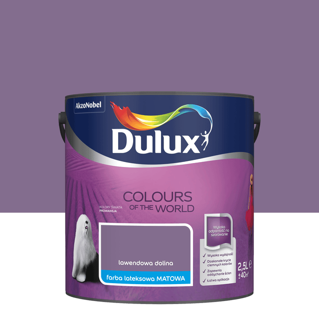 Farba Dulux Kolory świata Lawendowa dolina 2.5 l
