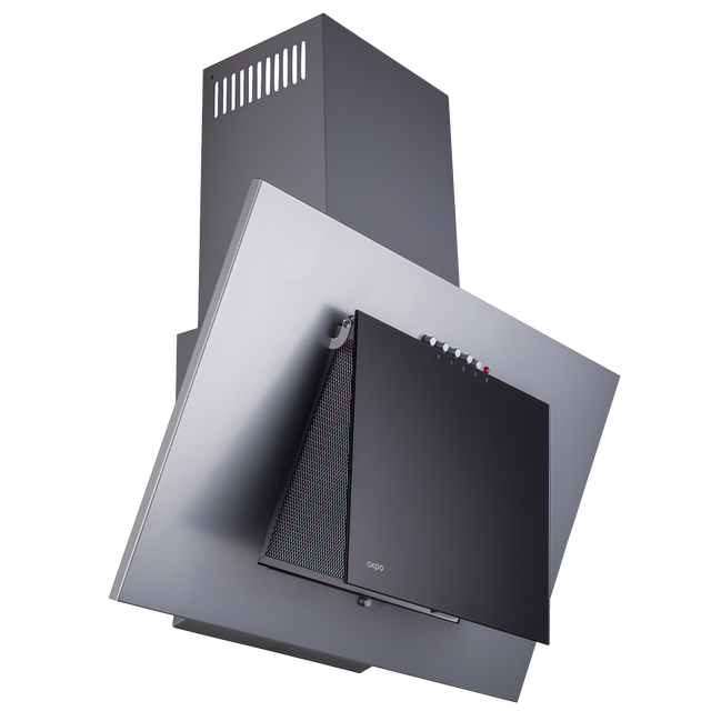 Okap kominowy Nero Eco 50 T300 szary 50 cm Akpo