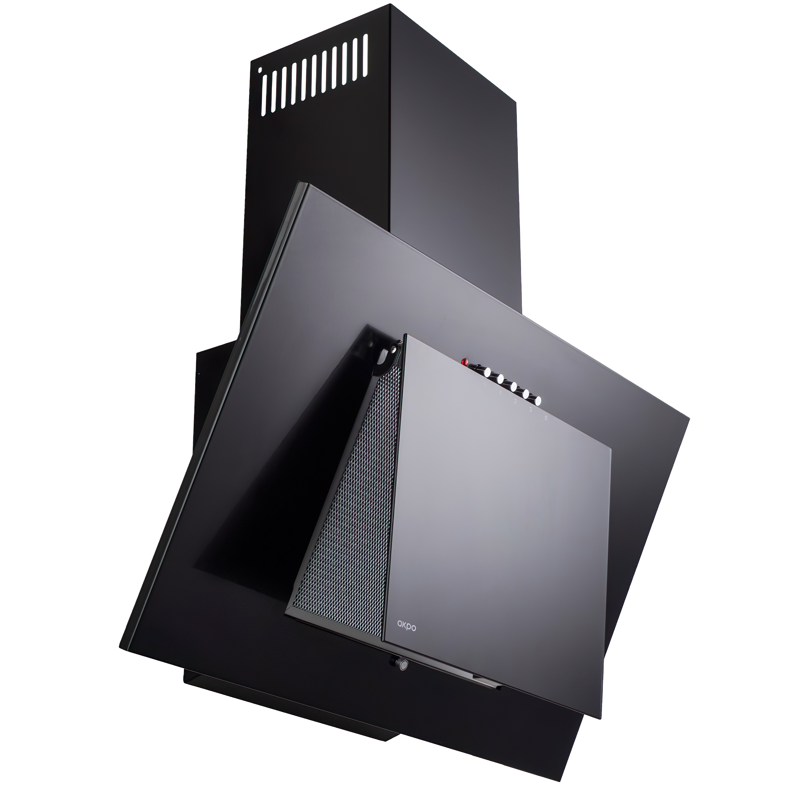 Okap kominowy Nero Eco 50 T300 czarny 50 cm Akpo - 3