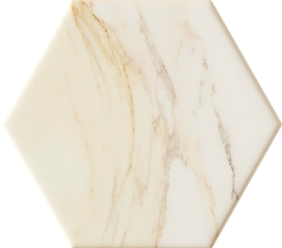 Glazura Flare White Hex 12.5x11 Arte