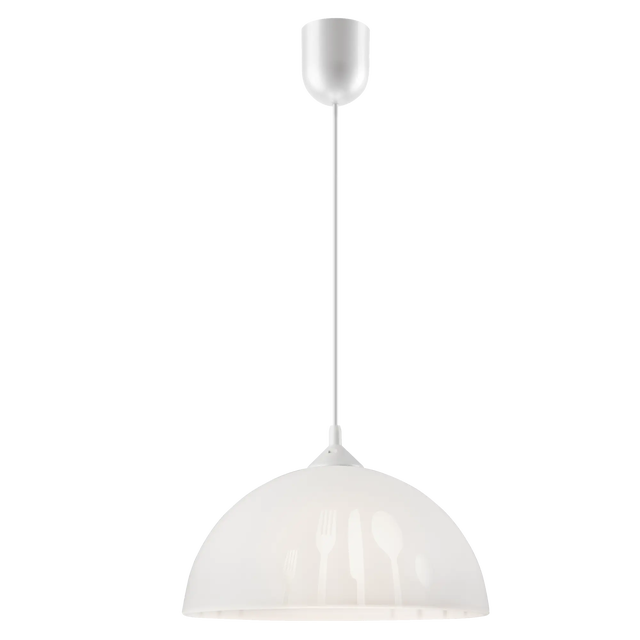 Lampa wisząca Apetite biała E27 Lamkur