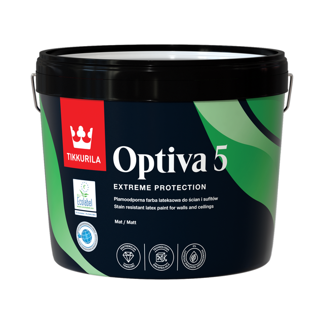 Farba Tikkurila Optiva 5 2.7 l Baza A mat