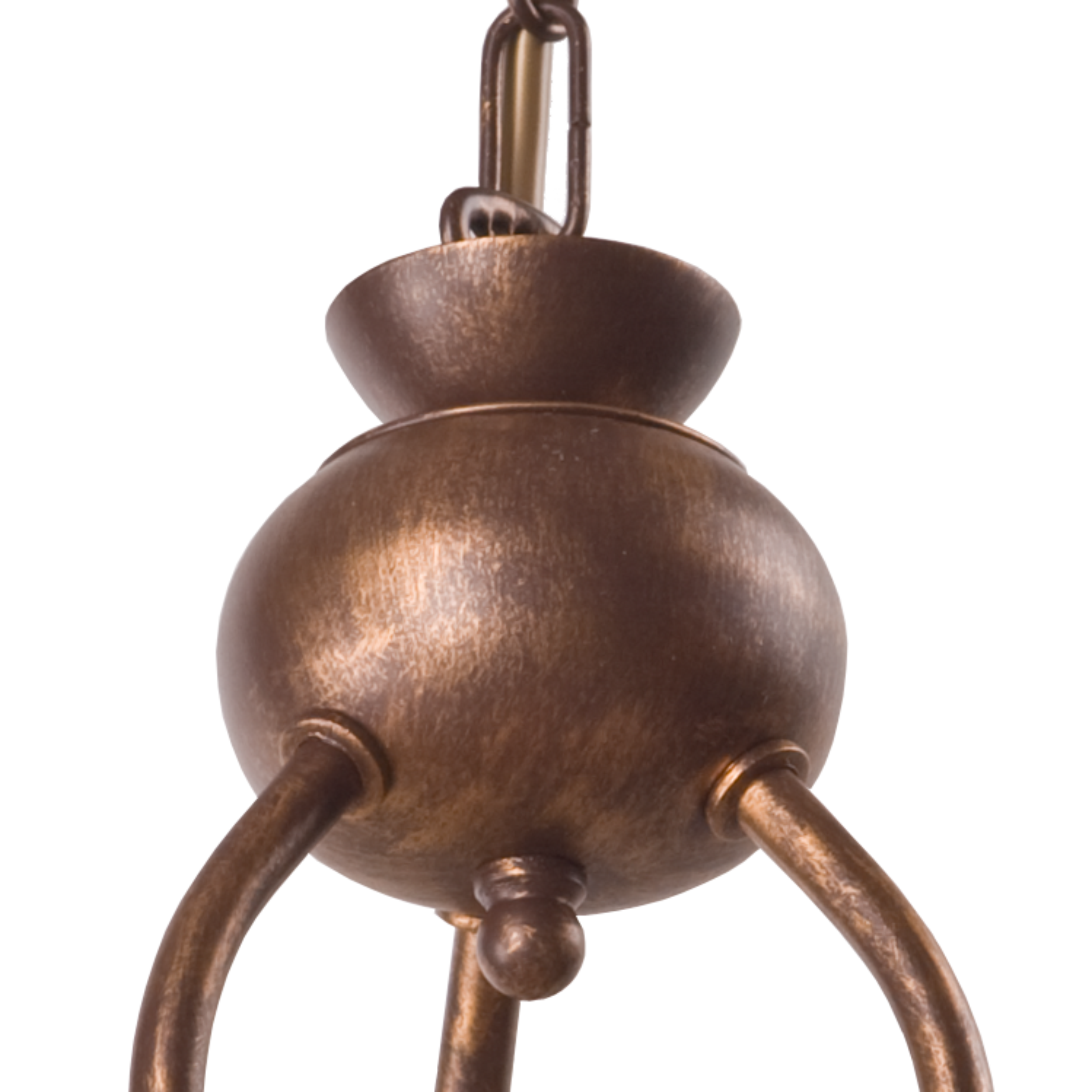 Lampa wisząca Retro brąz 3 x E27 Lamkur - 5