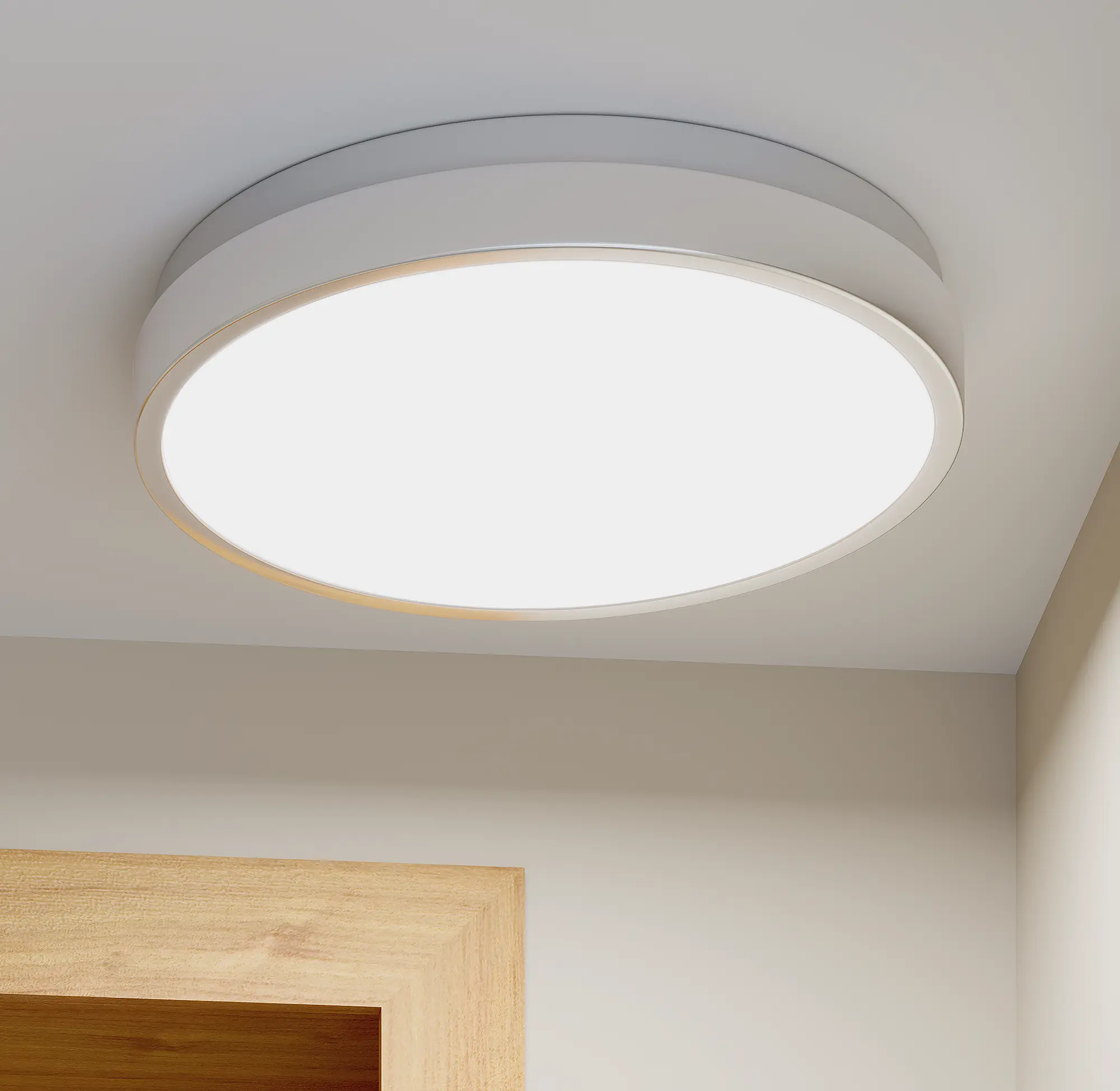 Plafon Kern chrom 30 cm LED Polux - 4