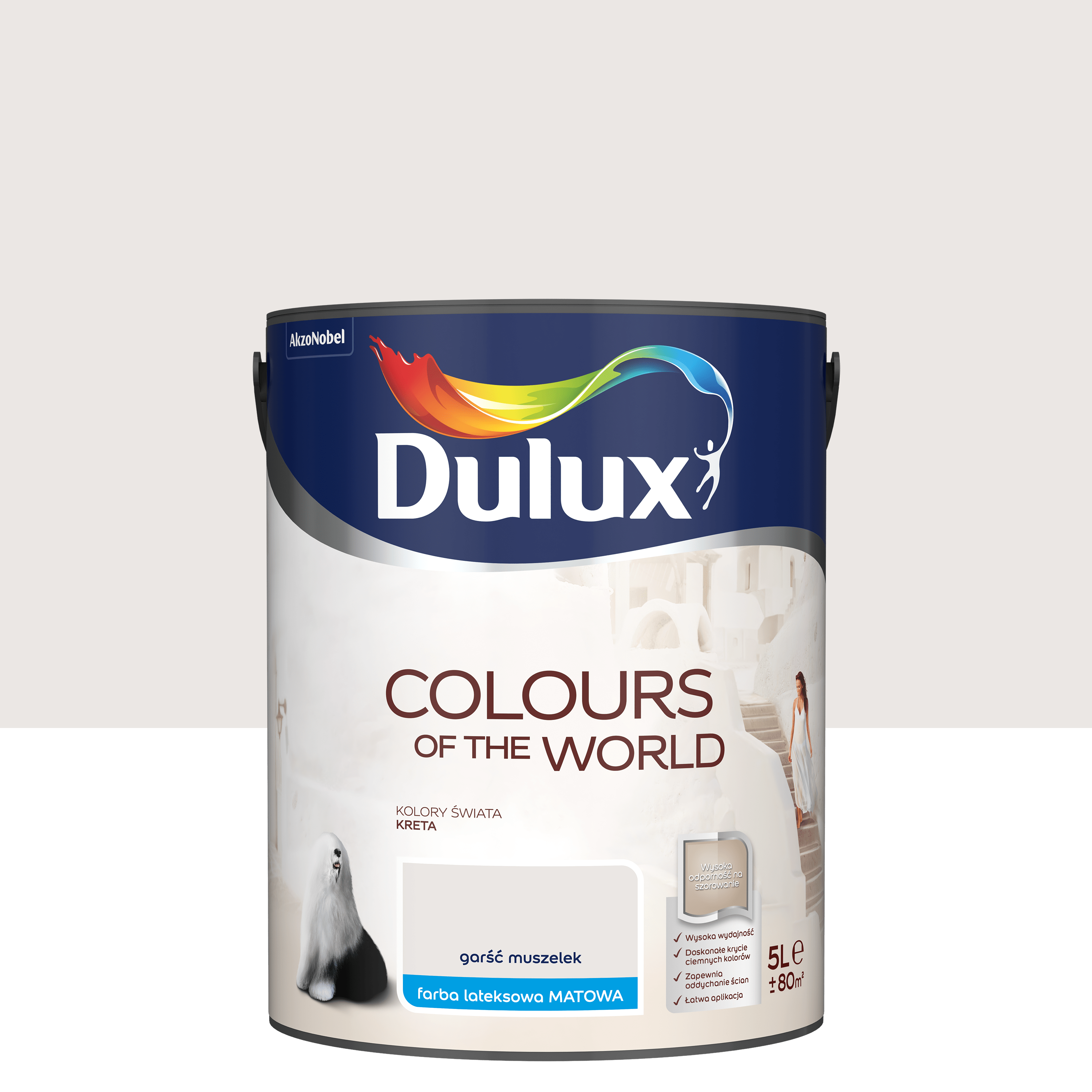 Farba Dulux Kolory świata Garść muszelek 5 l