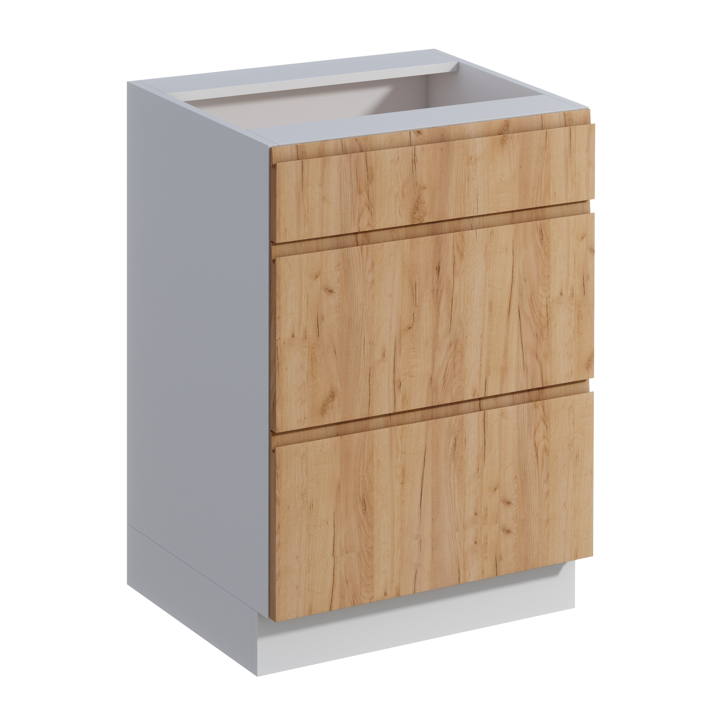 Szafka kuchenna stojąca 3 szuflady Aspen II 60 cm kolor dąb craft