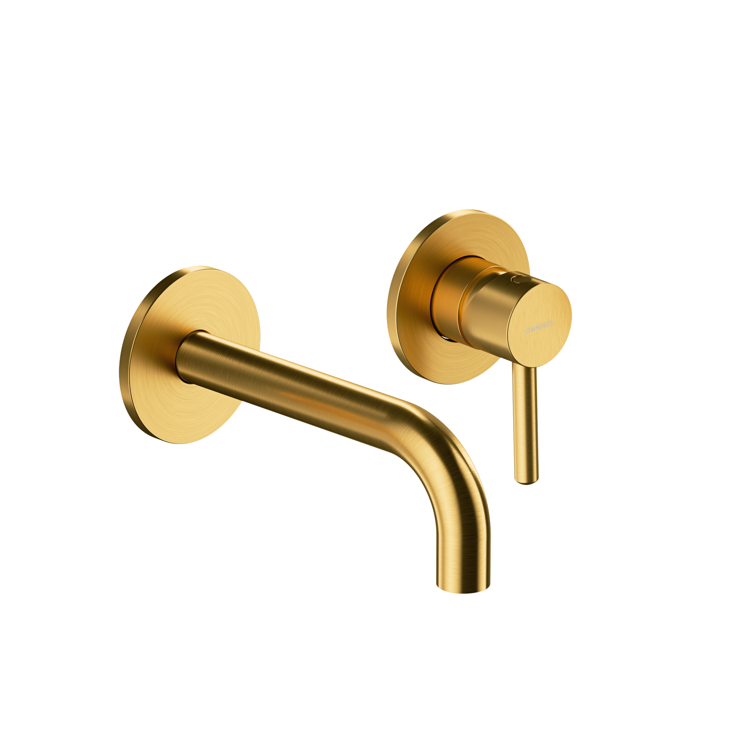 Bateria umywalkowa podtynkowa złoto szczotkowane Simplon Omnires