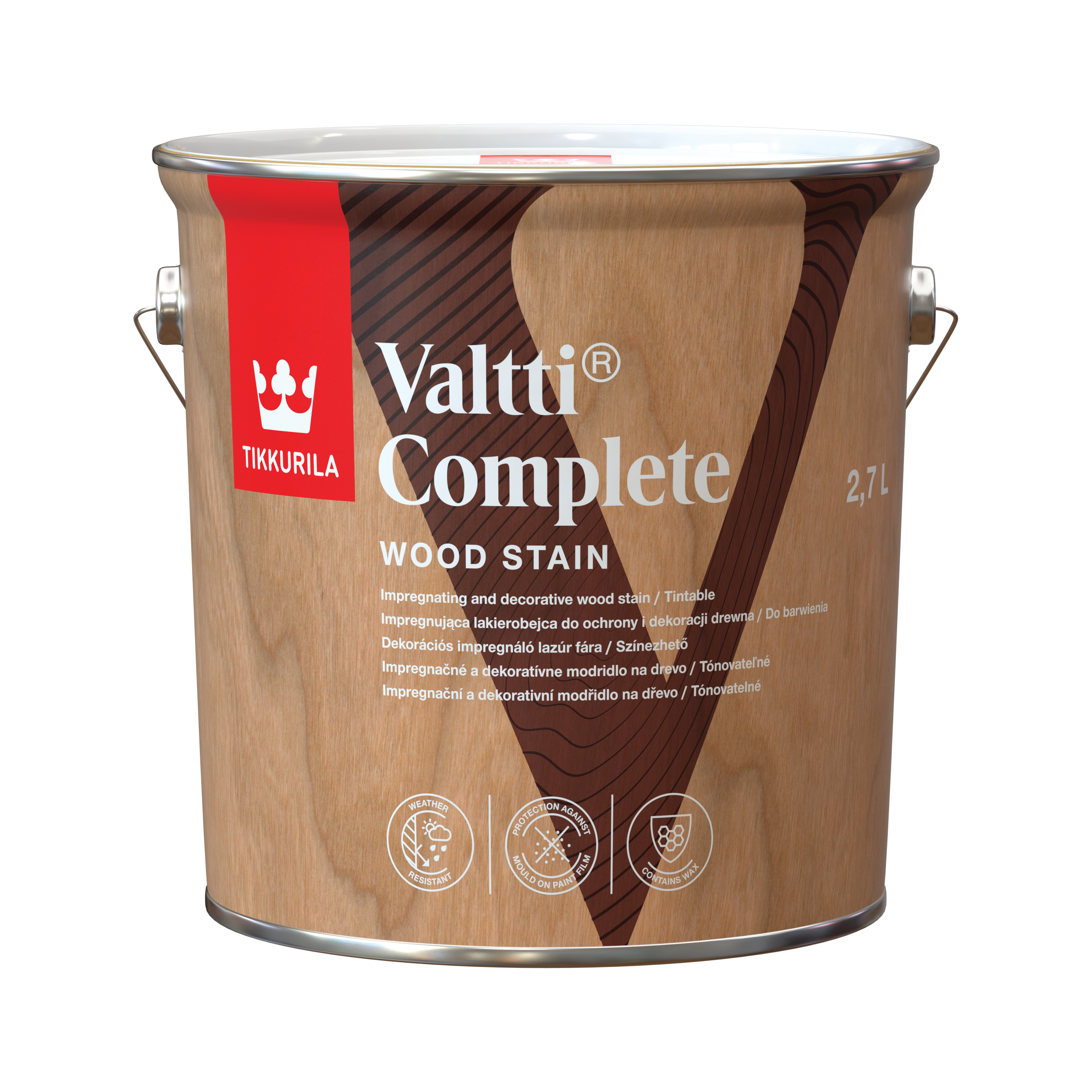 Lakierobejca Tikkurila Valtti Complete 2.7 l Baza EC