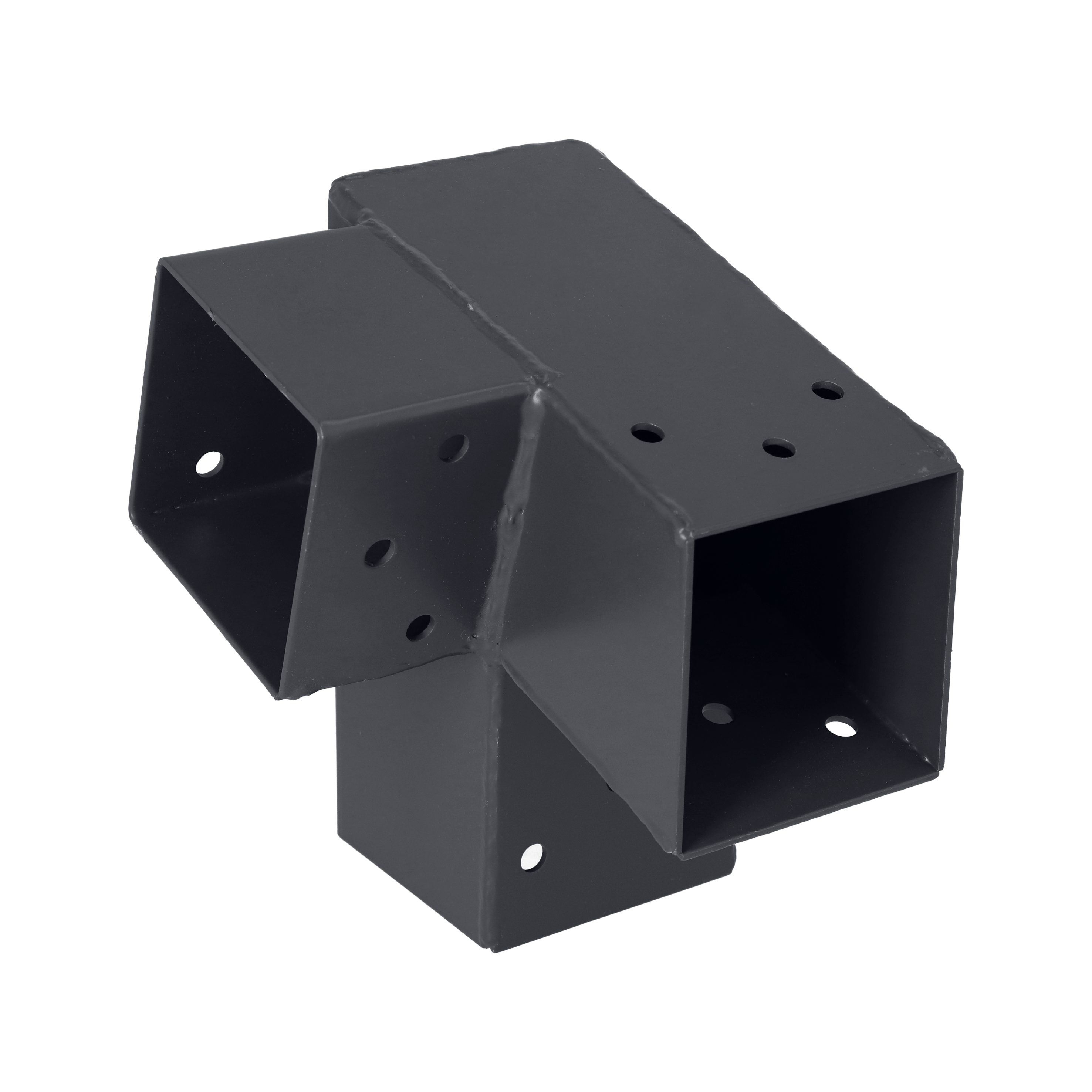 Łącznik narożny prawy 7.1x7.1 cm 75st. 3-końce Suki Plug-in antracyt