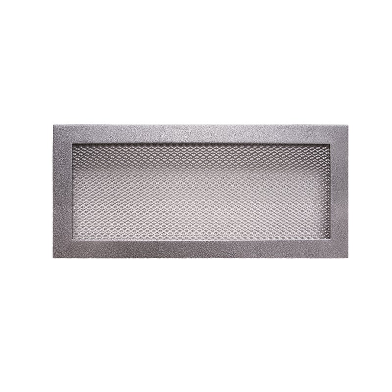 Zdjęcia - Akcesorium kominkowe NORDFlam Kratka kominkowa 17 x 37 cm Stare srebro Srebrny