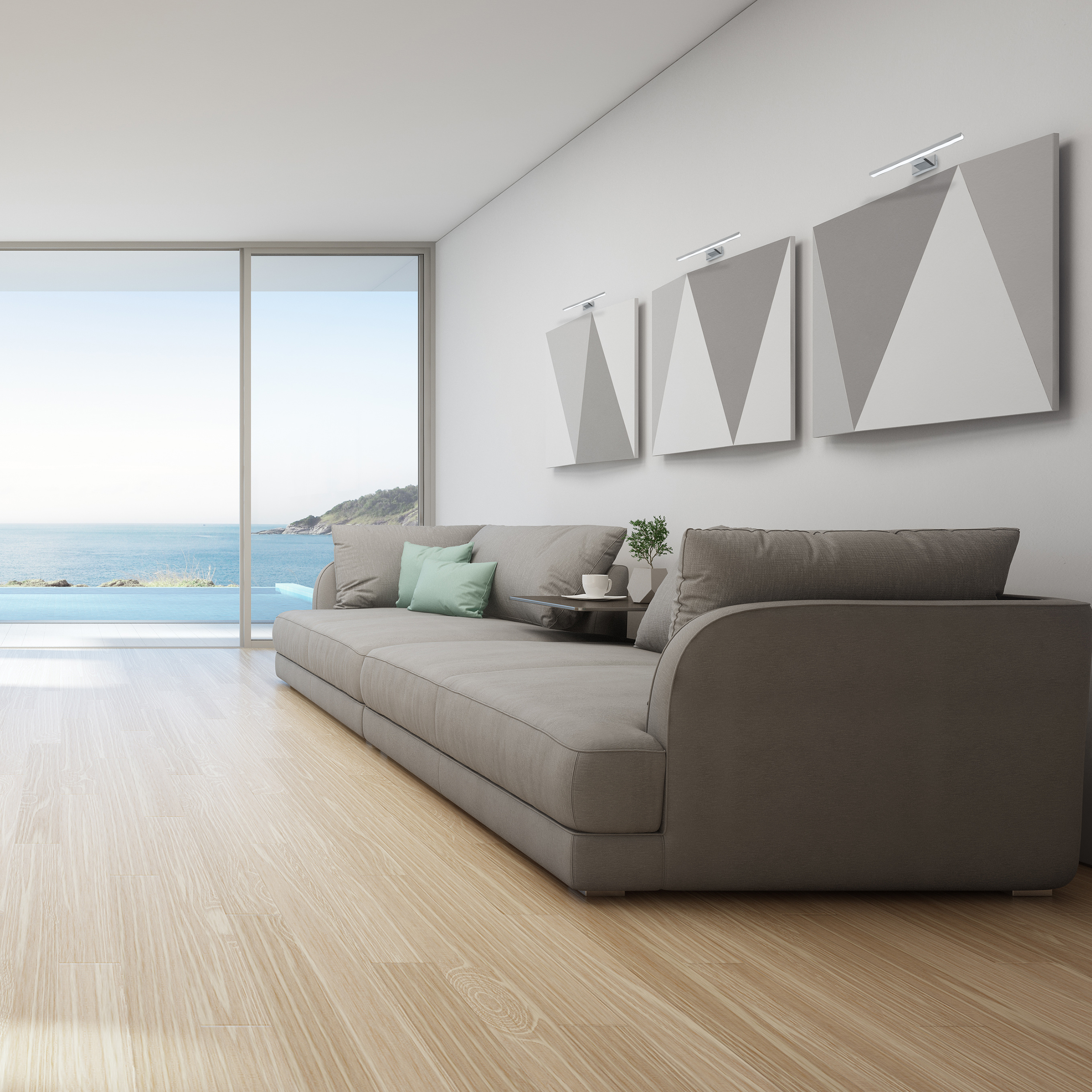 Kinkiet galeryjka Shine 30 cm chrom 490 lm LED Eko-Light - 2