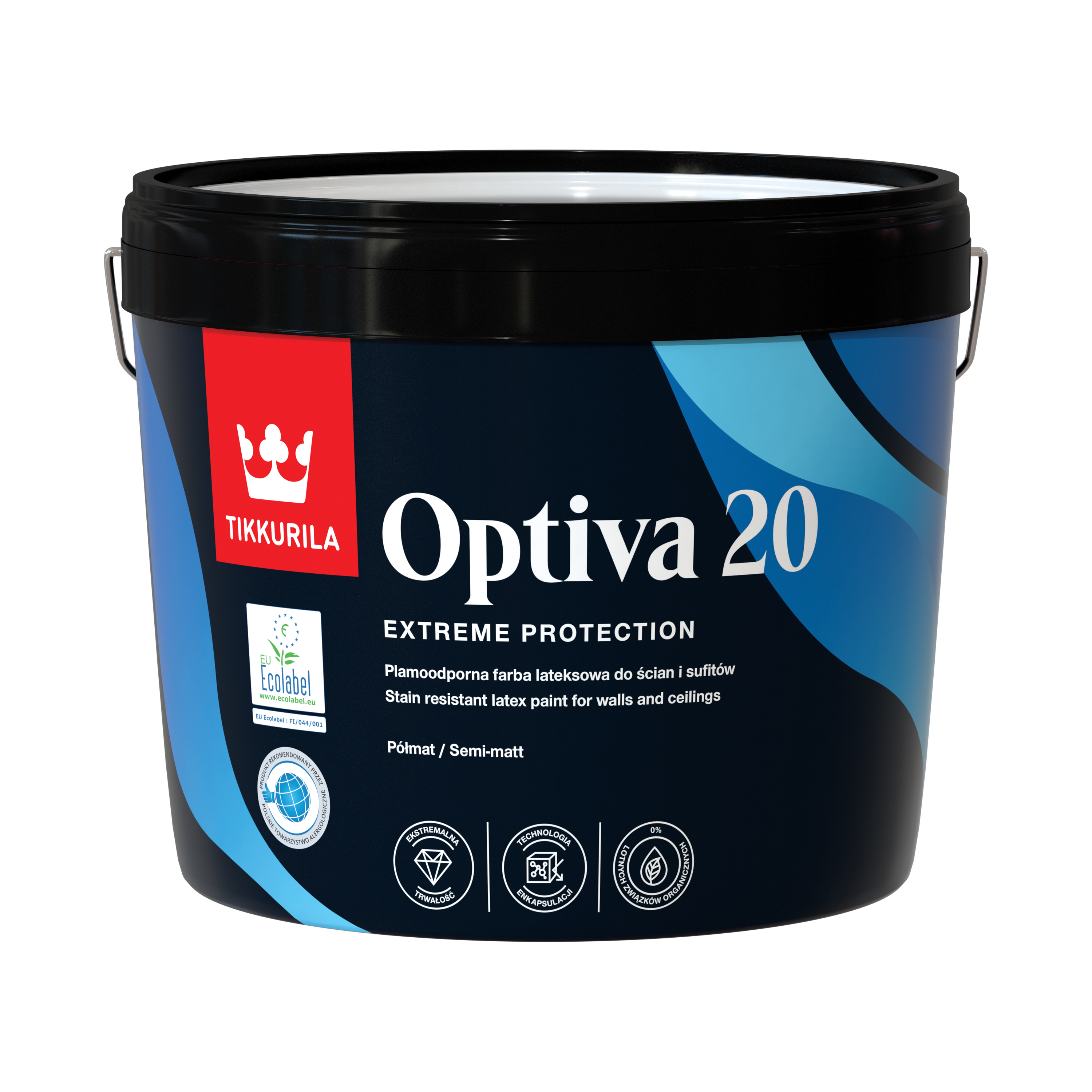 Farba Tikkurila Optiva 20 2.7 l Baza C półmat
