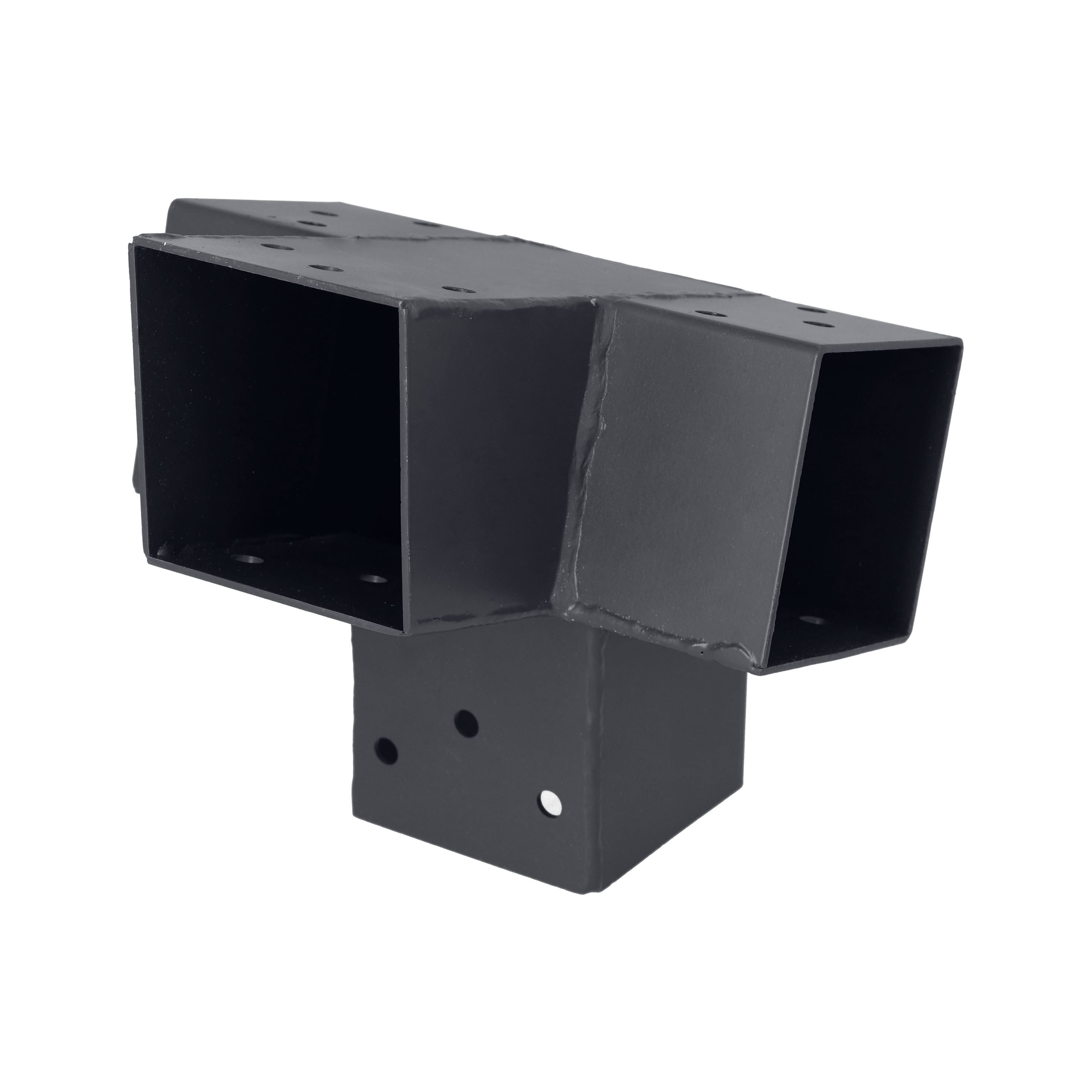 Łącznik prosty 7x7 cm 105st. 4-końce Suki Plug-in antracyt