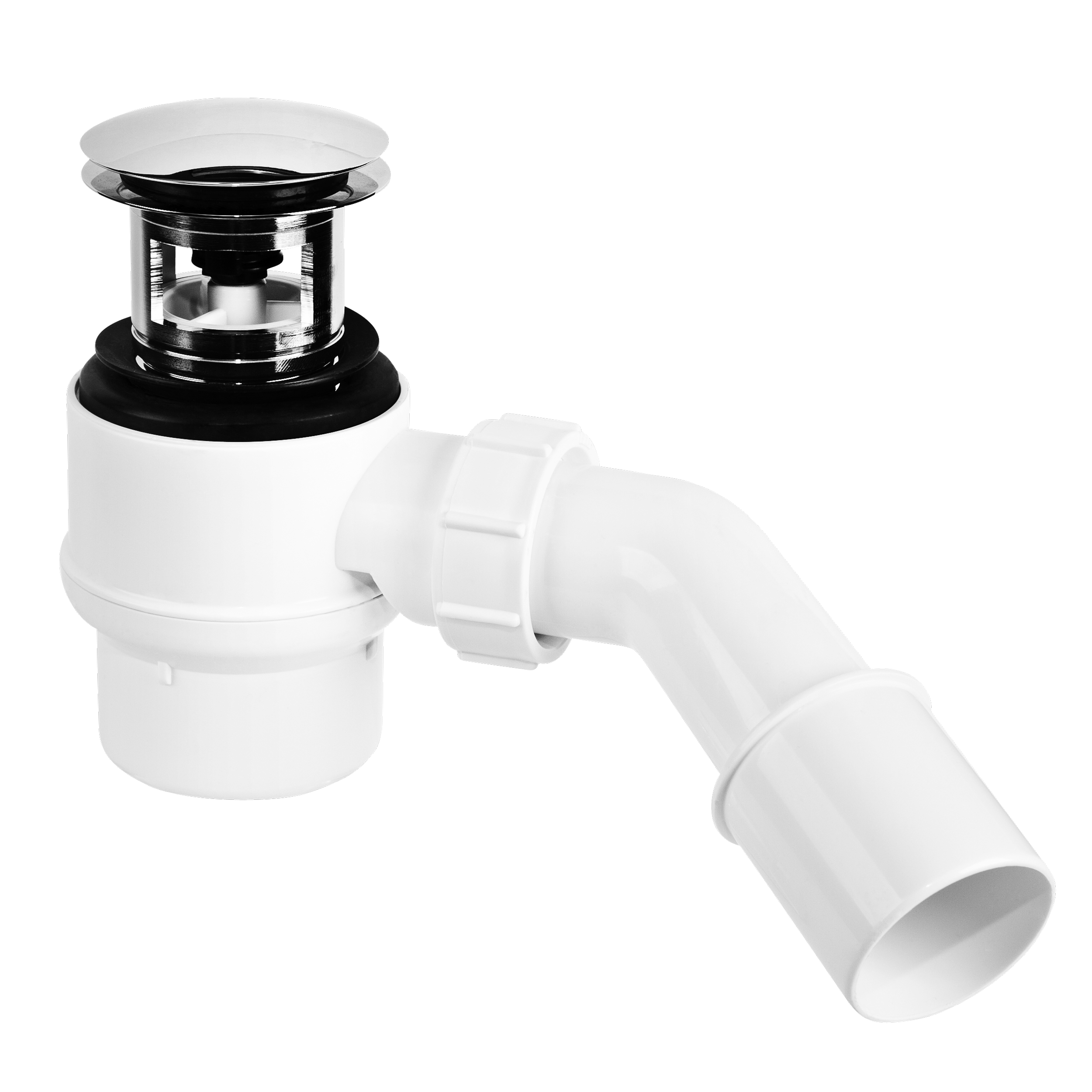 Syfon wanny z korkiem chrom MCALPINE - Leroy Merlin