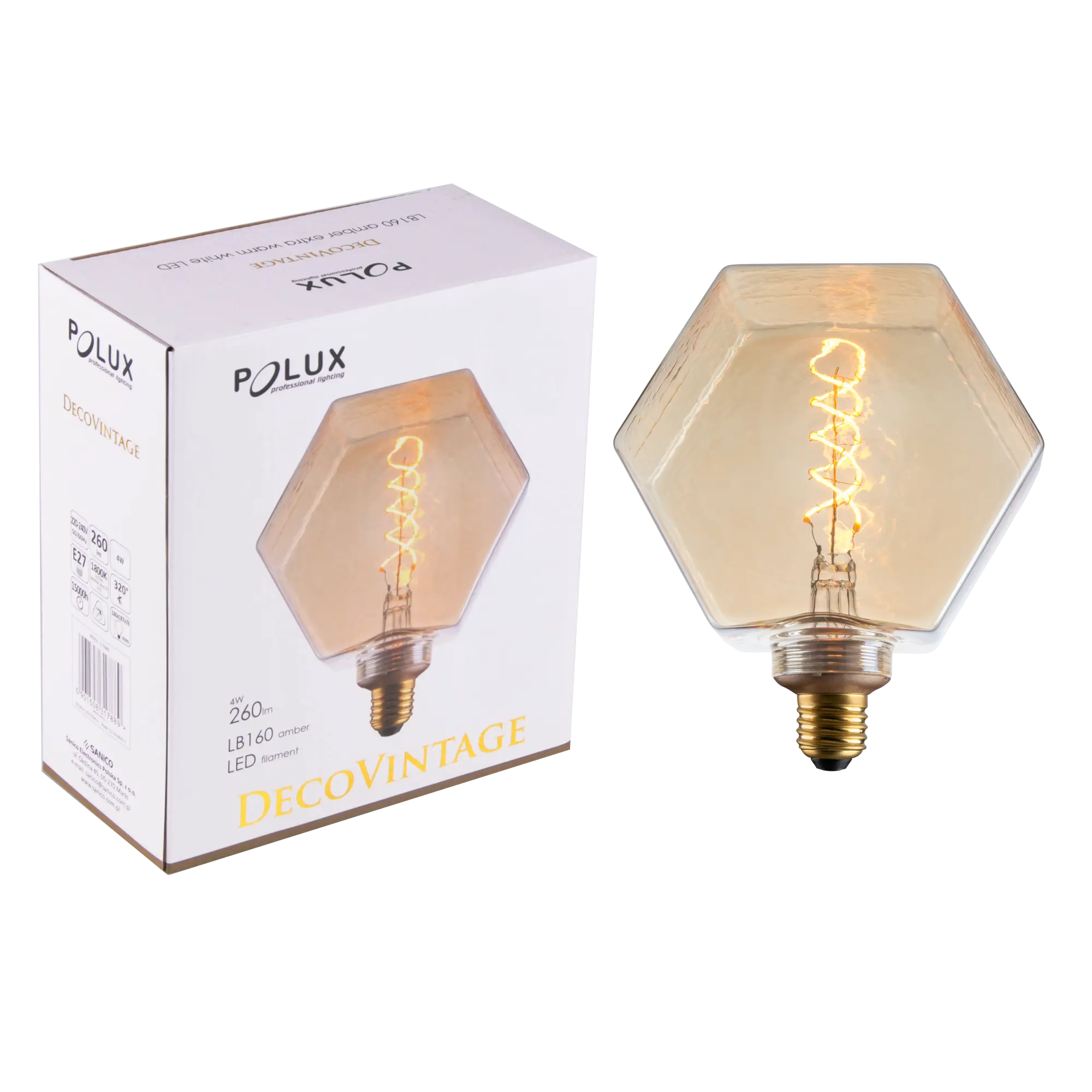 Żarówka dekoracyjna LED E27 4 W 260 lm Polux