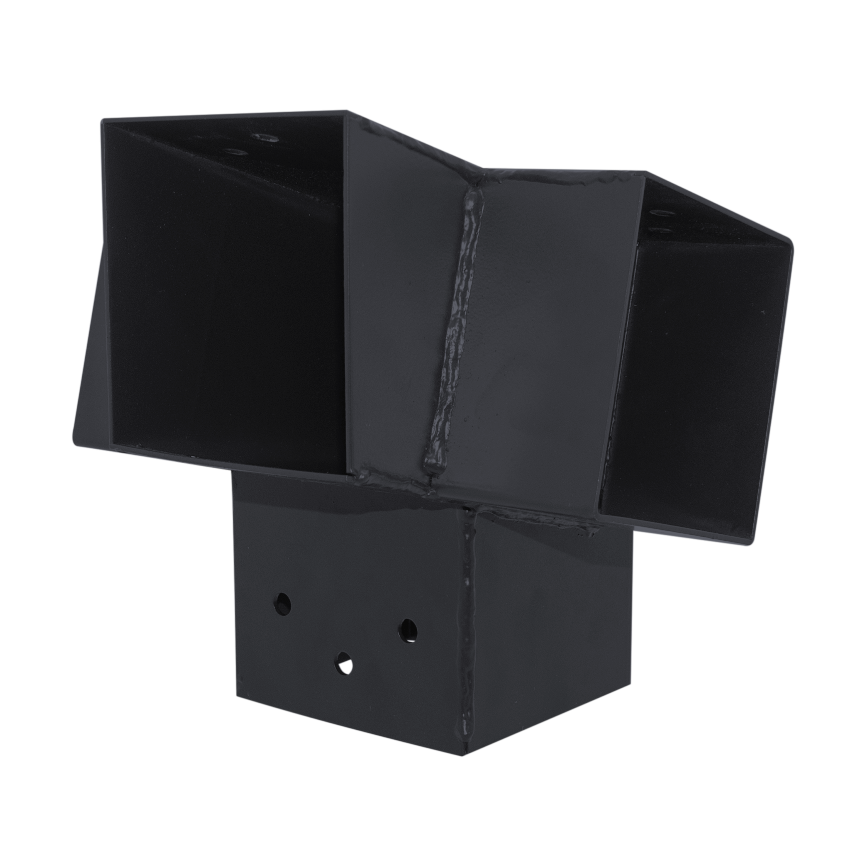 Łącznik prosty 9x9 cm 105st. 4-końce Suki Plug-in antracyt