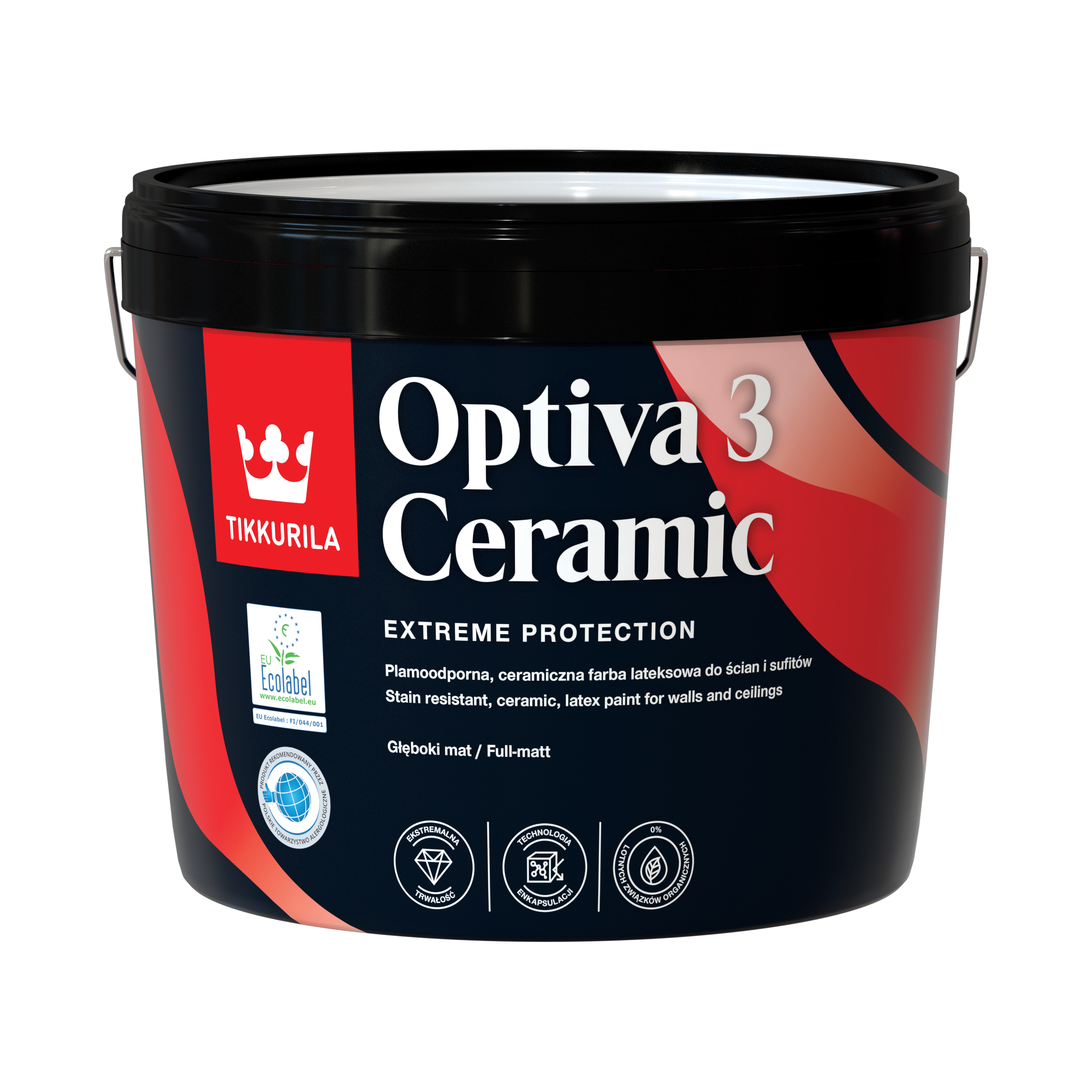 Farba Tikkurila Optiva 3 Ceramic 2.7 l Baza C mat