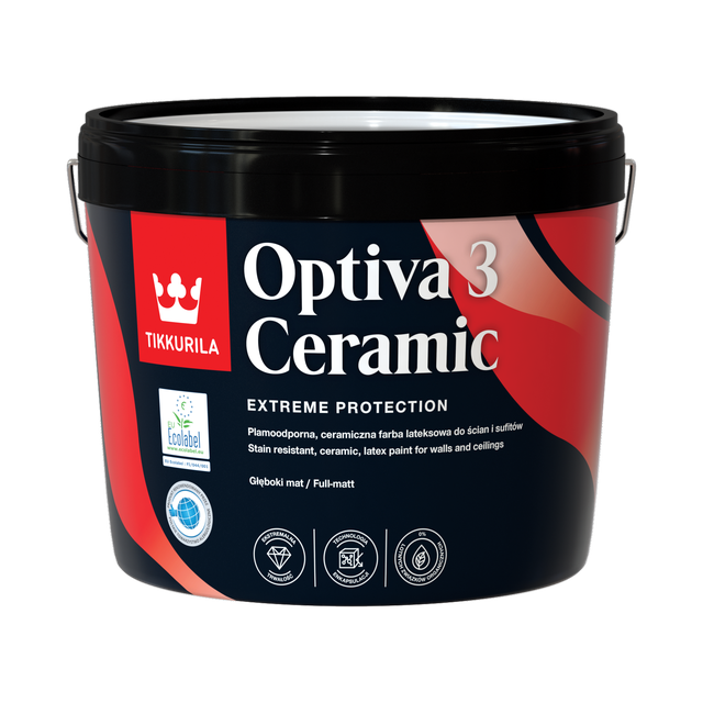 Farba Tikkurila Optiva 3 Ceramic 2.7 l Baza C mat