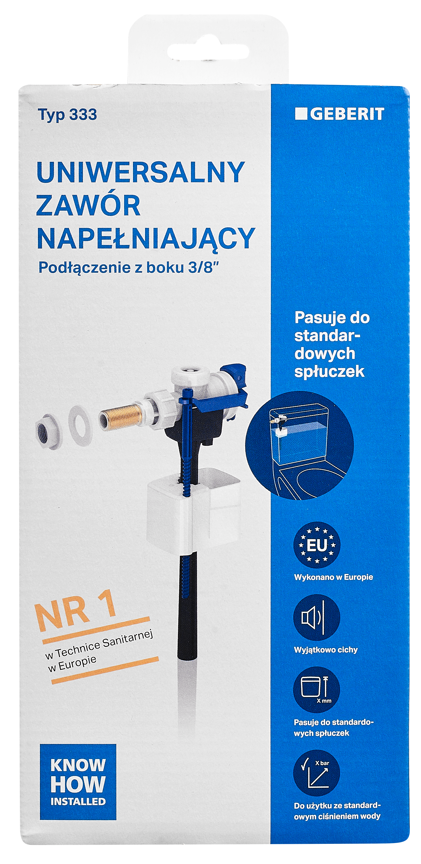 Zawór napełniający IMPULS BASIC 333 GEBERIT - 2