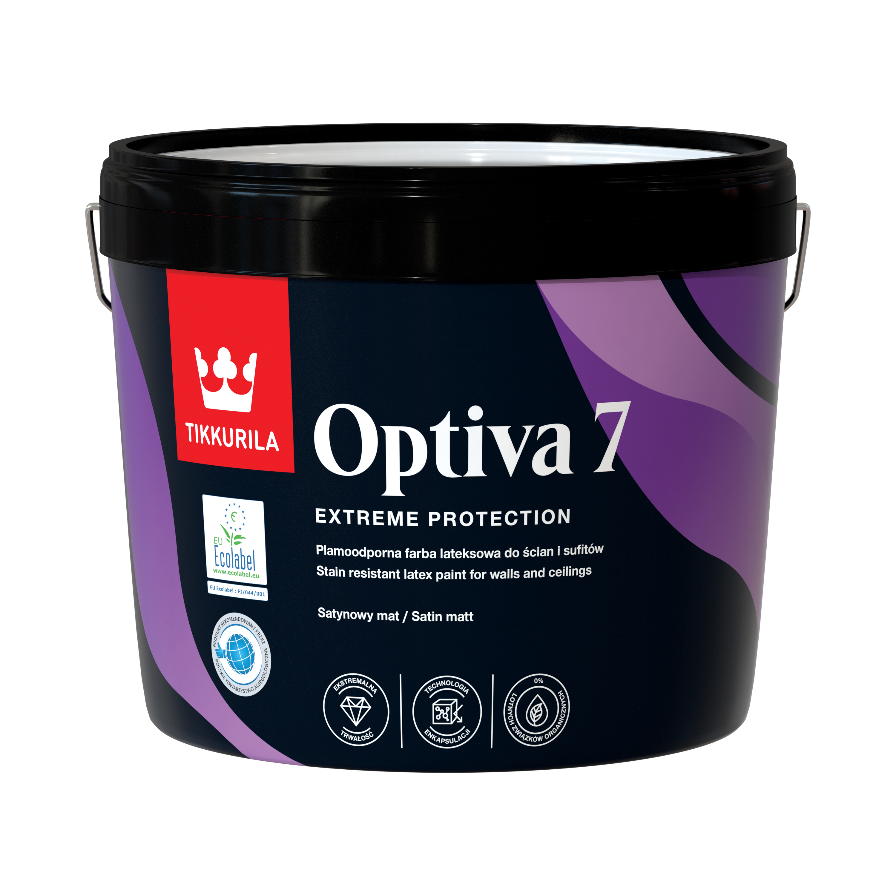 Farba Tikkurila Optiva 2.7 l Baza A satyna