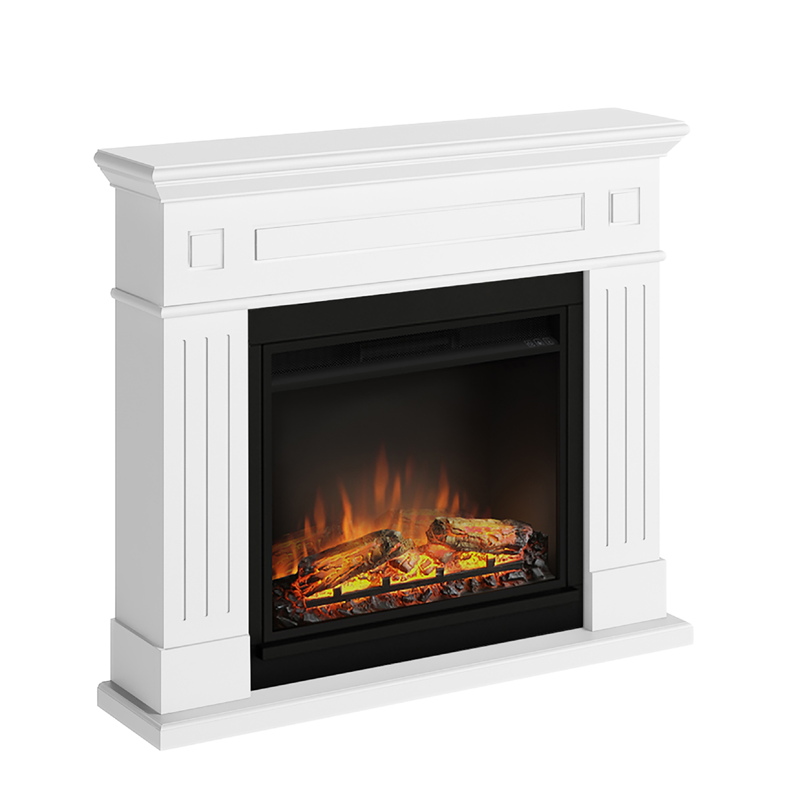 Kominek elektryczny LARSEN 1500W biały FERRETTI