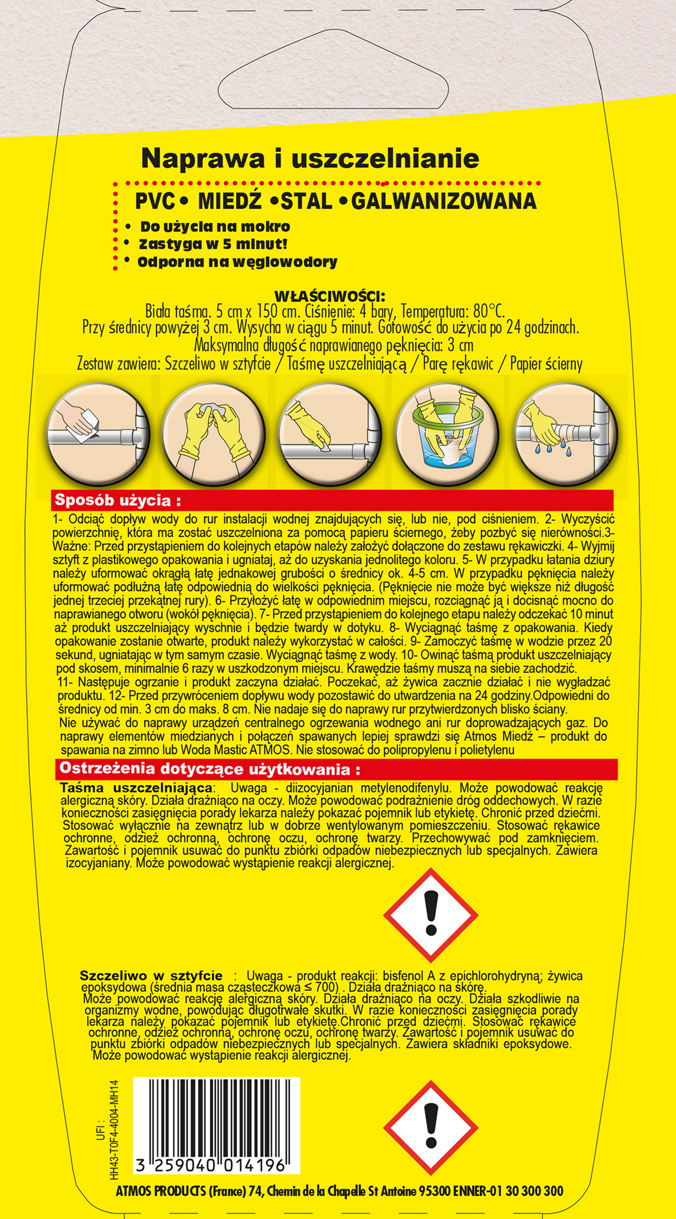 Taśma uszczelniająca Atmos ATMOS - 3