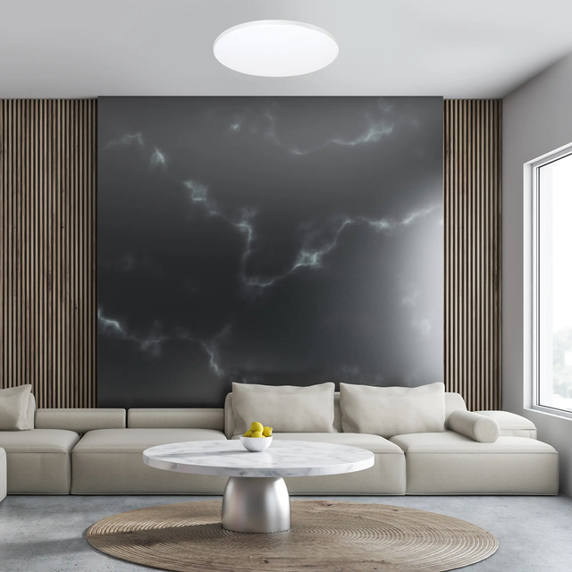 Plafon SIENA z pilotem 55 cm biały LED EKO-LIGHT