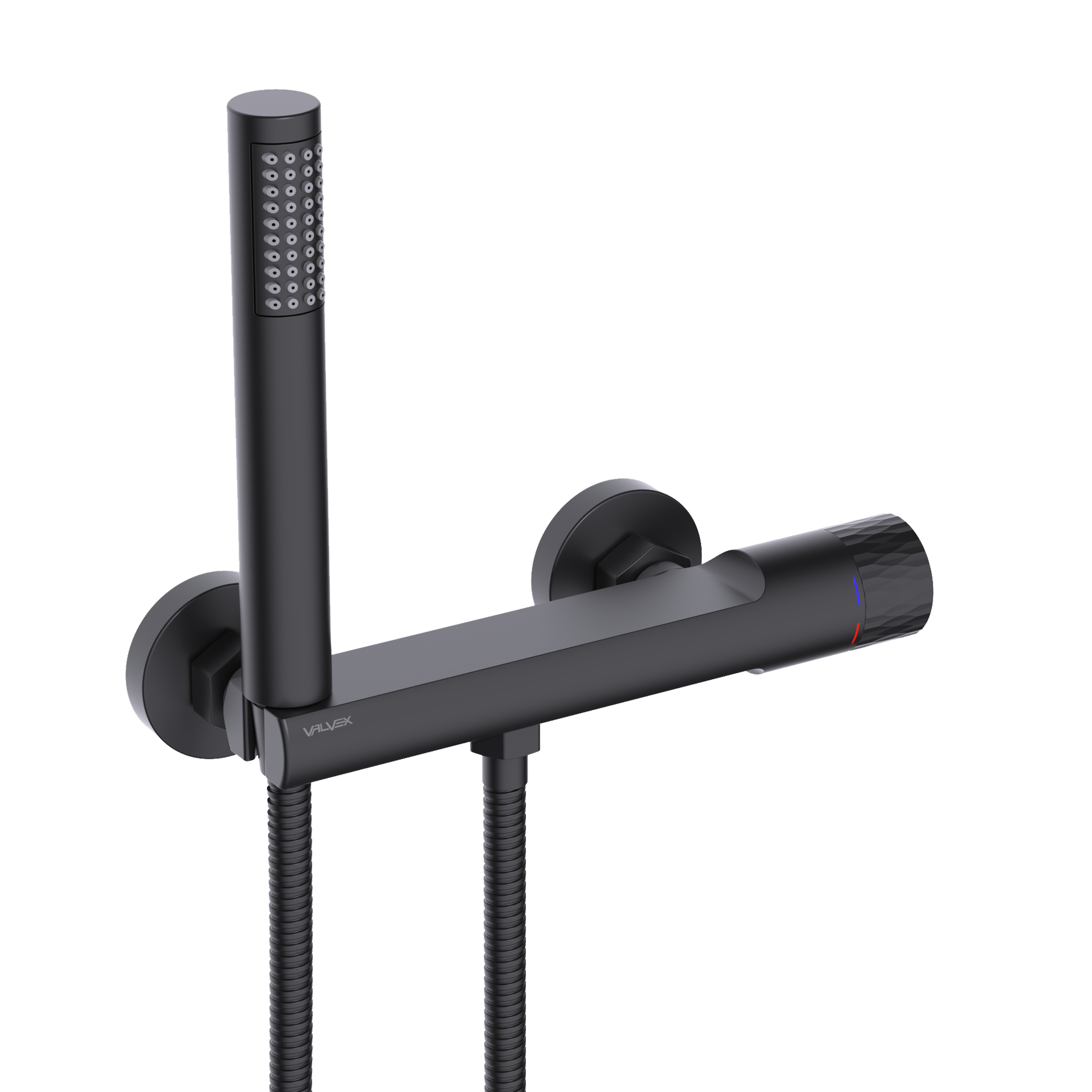 Bateria prysznicowa czarna Click On Valvex