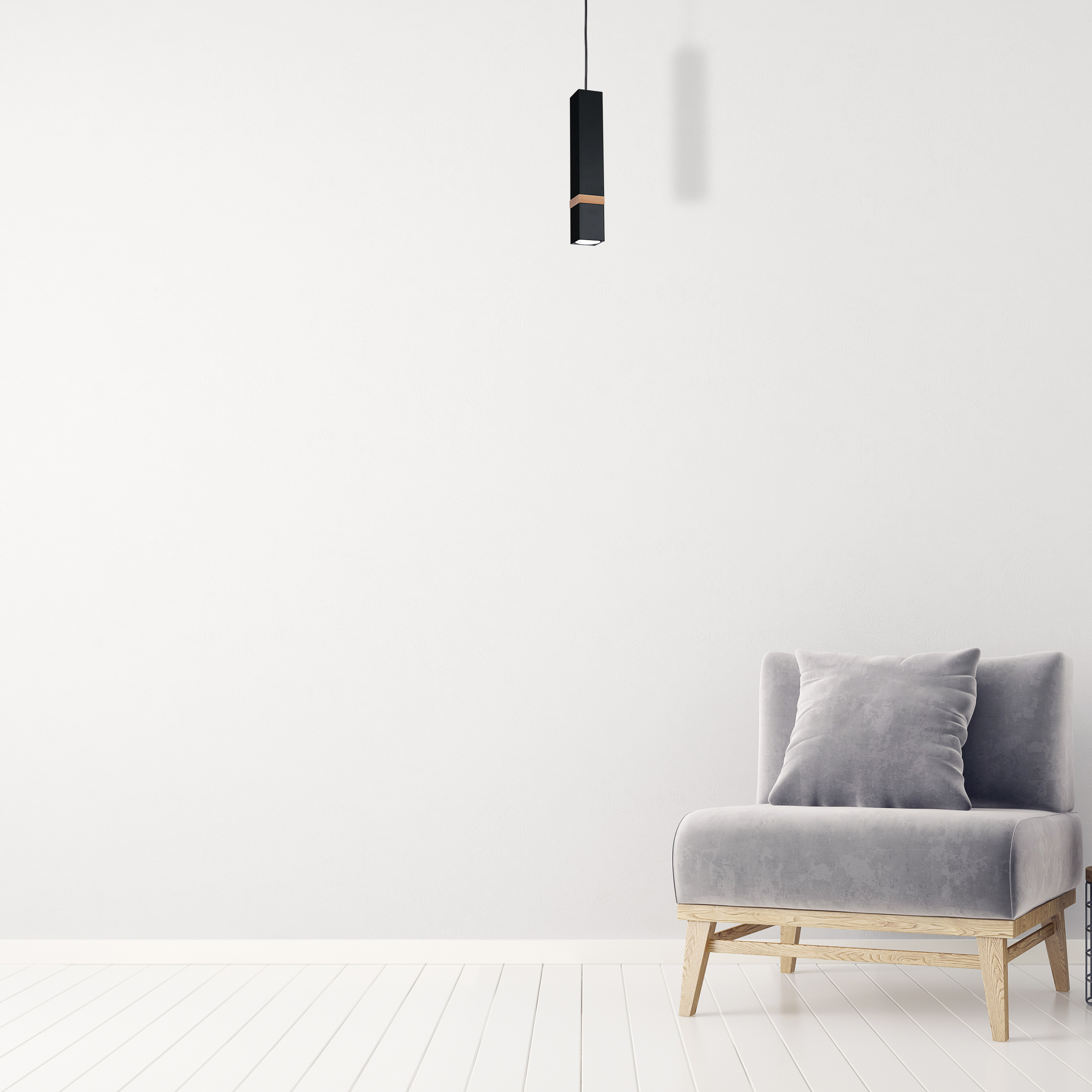 Lampa wisząca Vidar czarna GU10 Eko-Light - 3