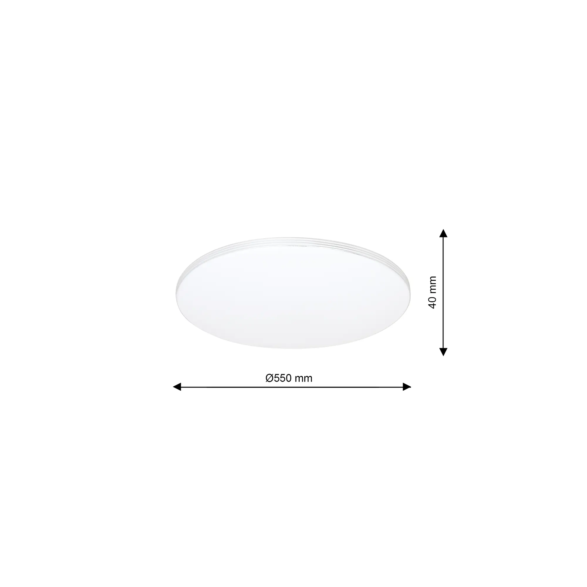 Plafon SIENA z pilotem 55 cm biały LED EKO-LIGHT - 3