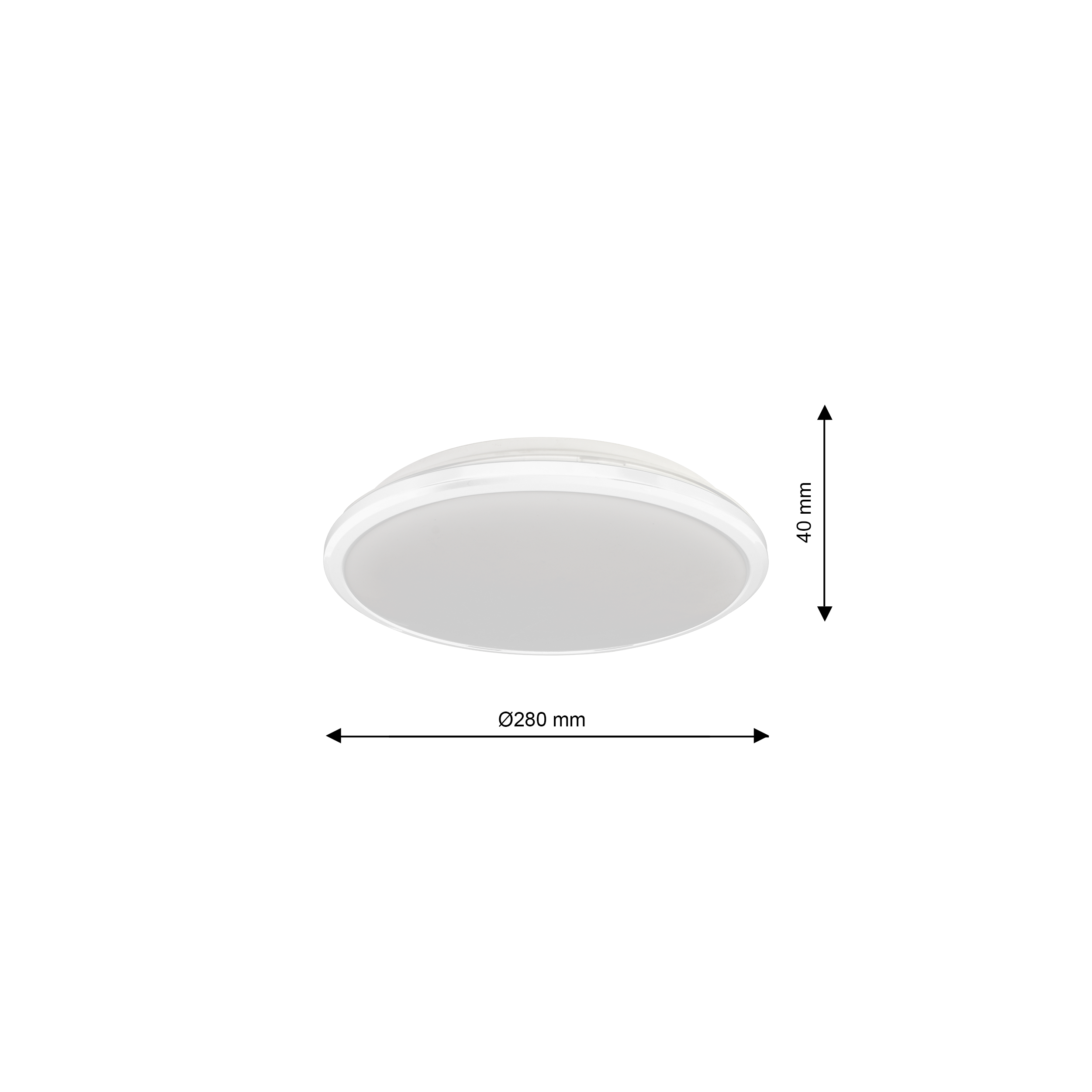 Plafon Terma biały 30 cm LED Eko-Light - 5
