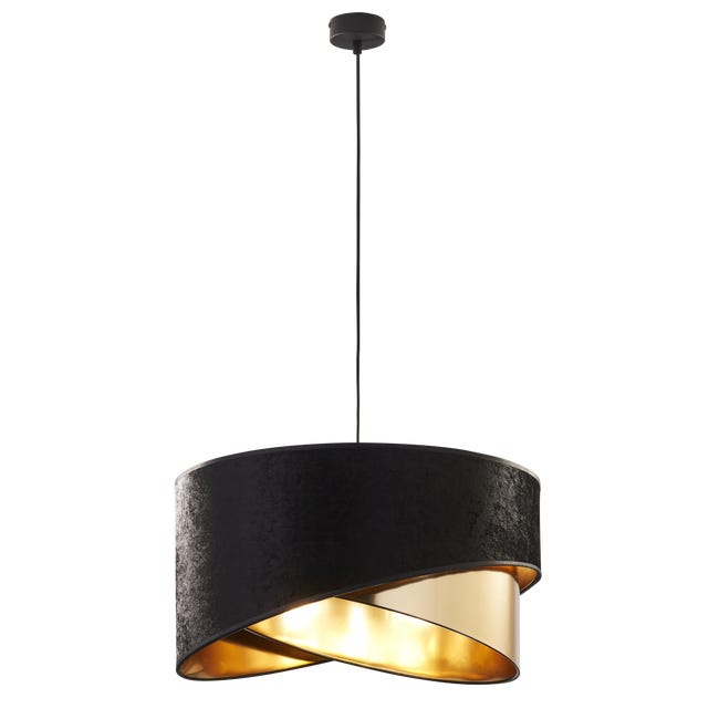 Tercino black/gold lampa wisząca 3 ścięta 500