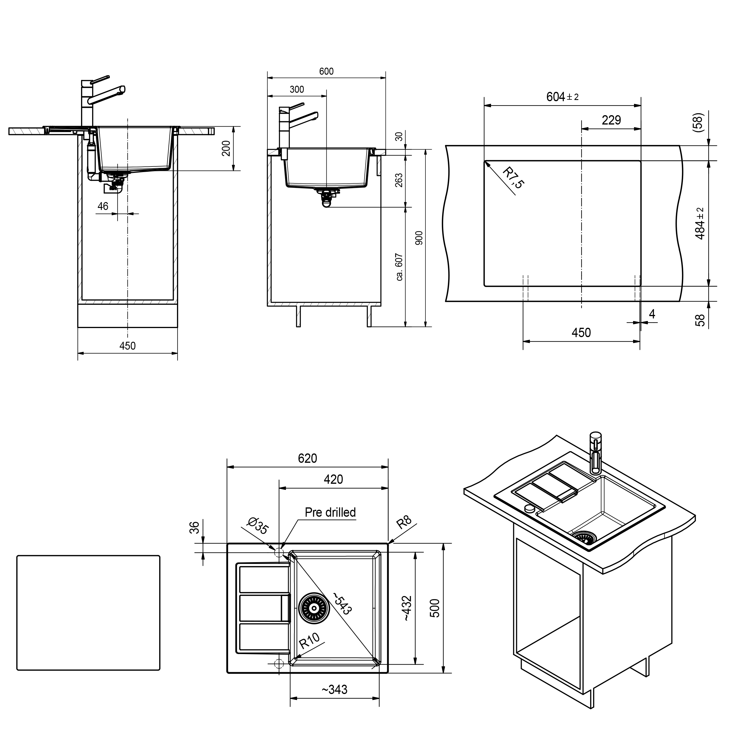 Zlewozmywak Tectonite S2D 611-62 Franke - Leroy Merlin