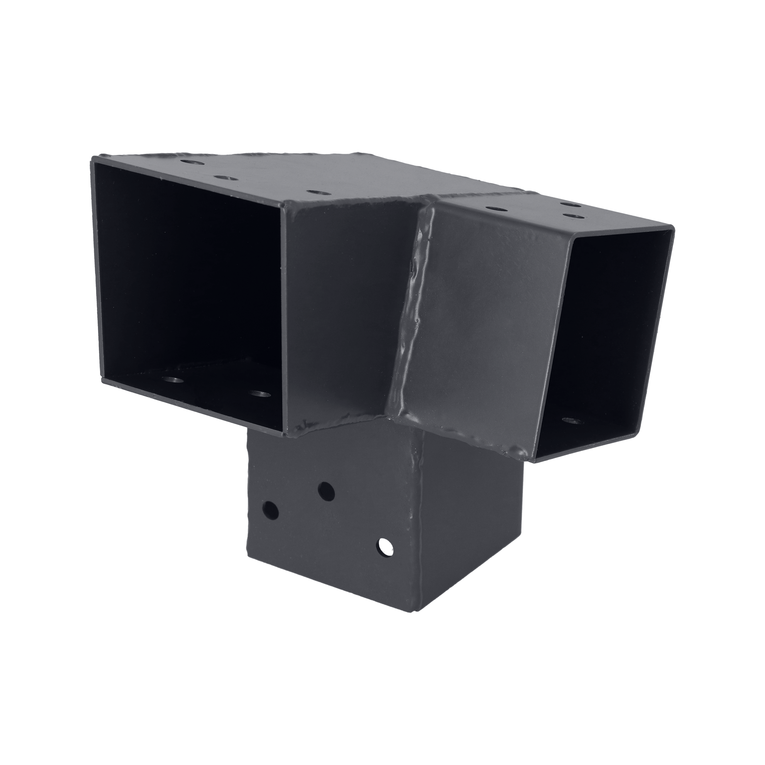 Łącznik narożnik lewy 7.1x7.1 cm 105st. 3-końce Suki Plug-in antracyt