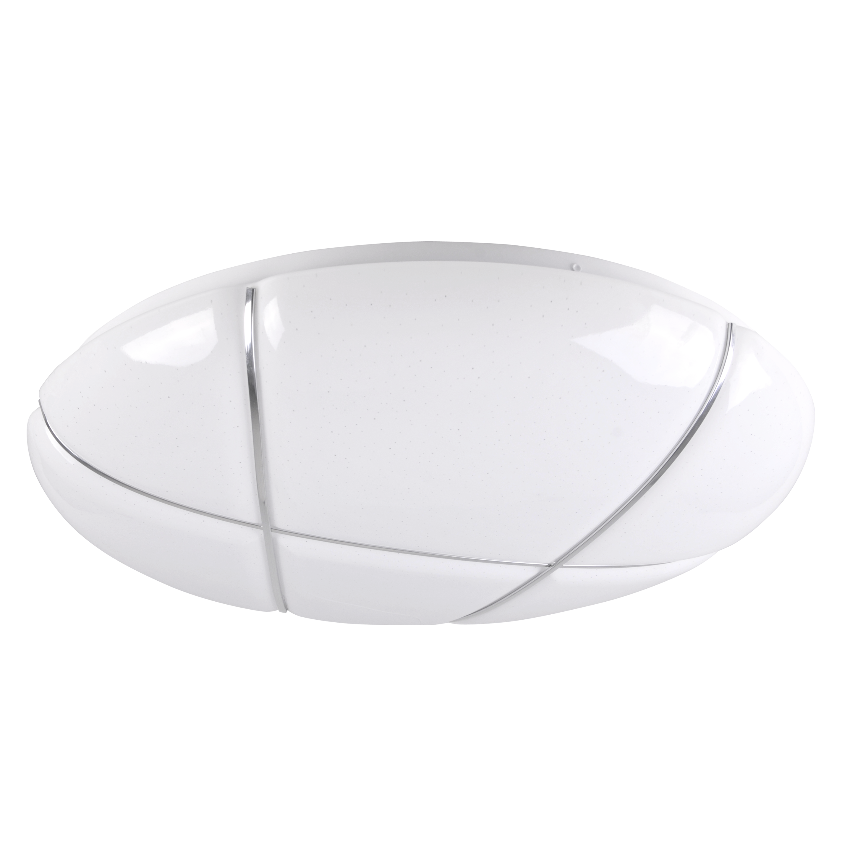 Plafon Atlas 50 cm biały z pilotem LED Polux