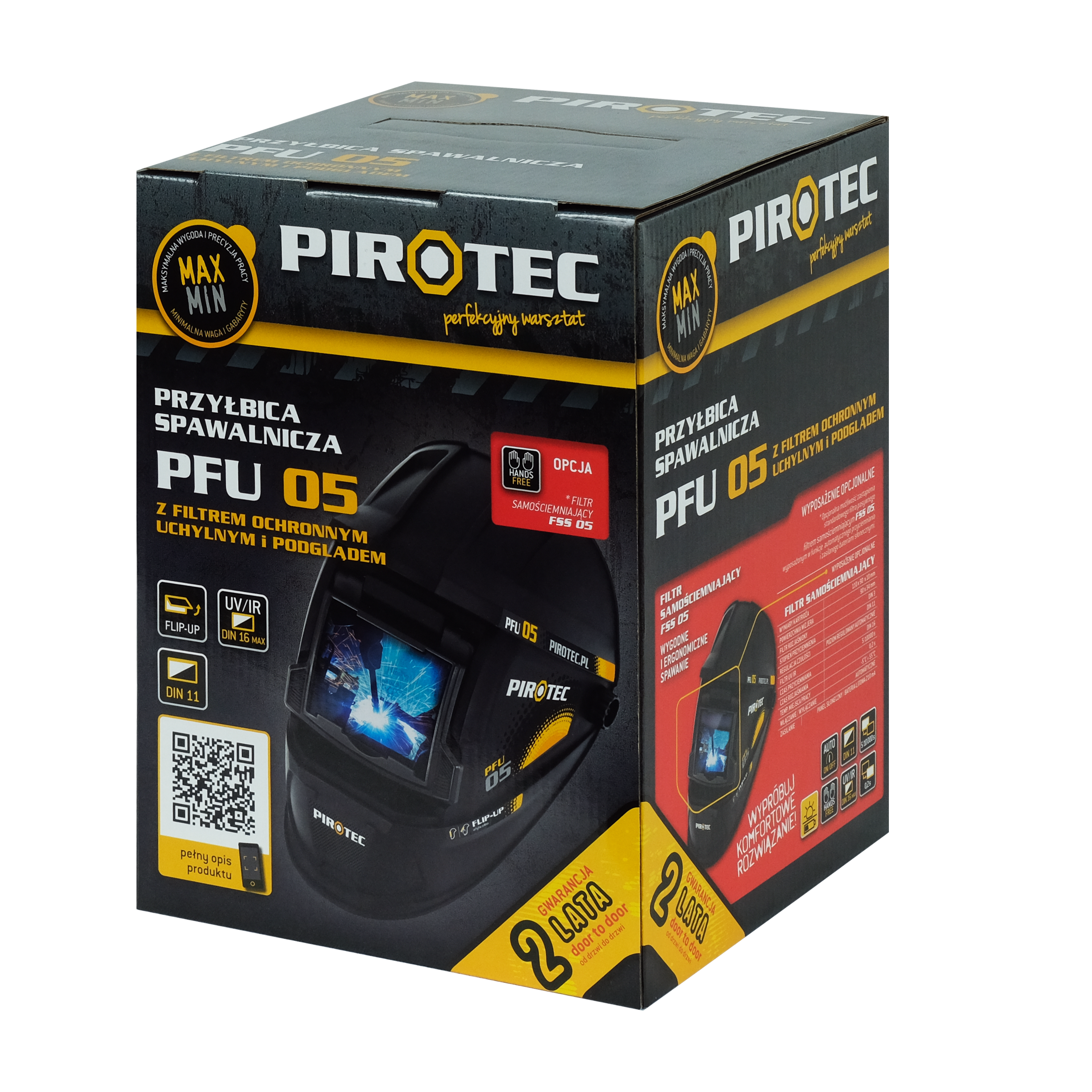 Przyłbica spawalnicza Pirotec PFU 05 - 4