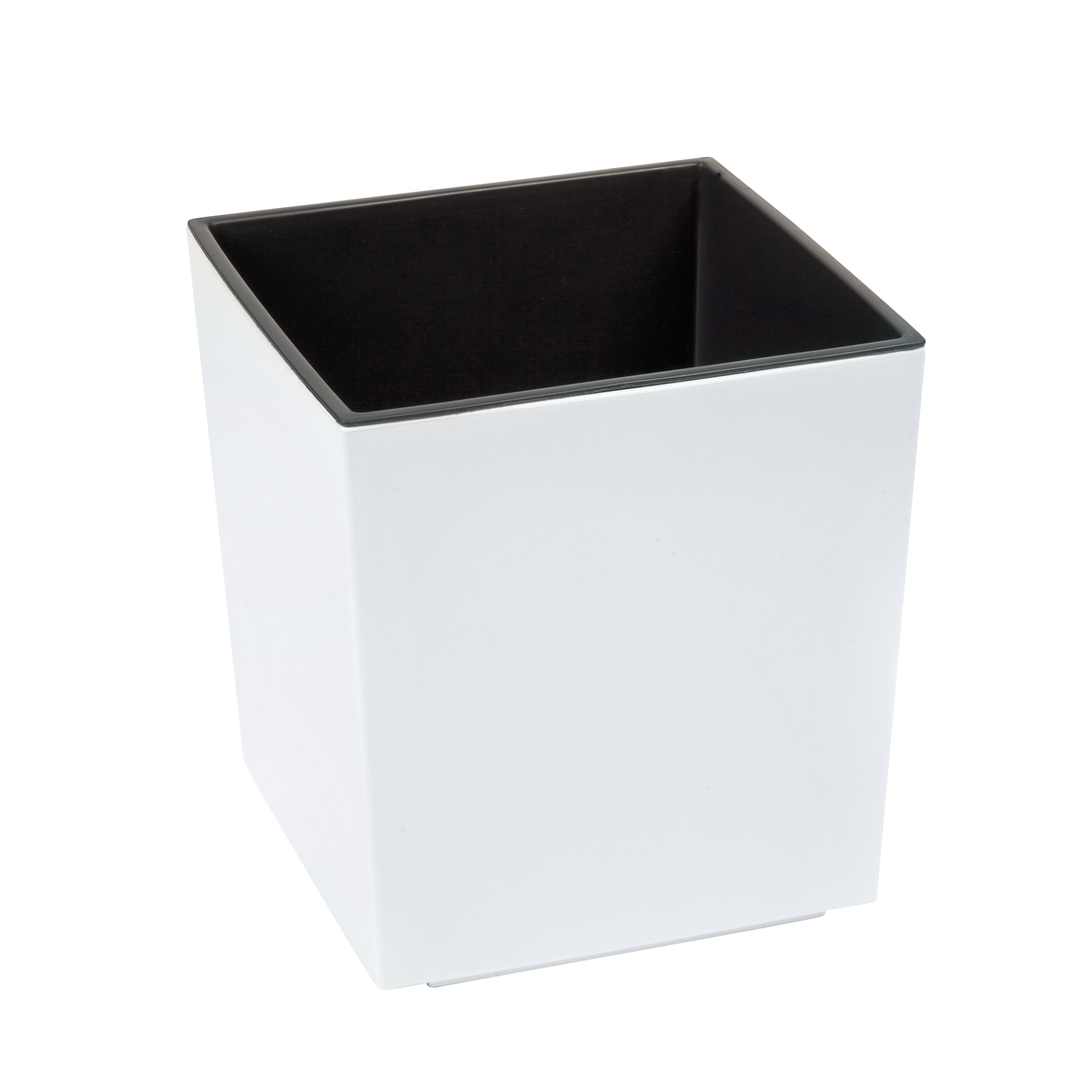 Donica duża Juka 30x30 cm biała Lamela