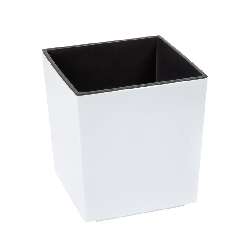 Donica duża Juka 30x30 cm biała Lamela