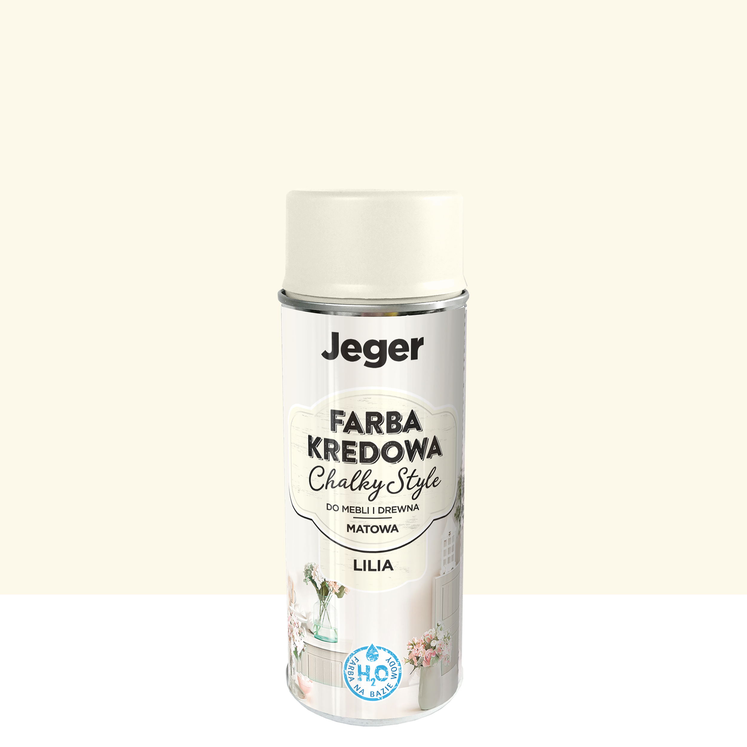 Farba kredowa do mebli CHALKY SPRAY 0.4 l Lilia Matowa JEGER