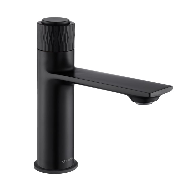 Bateria umywalkowa czarna 17 cm Click On Valvex
