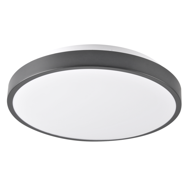 Plafon Kern 30 cm czarny LED Polux