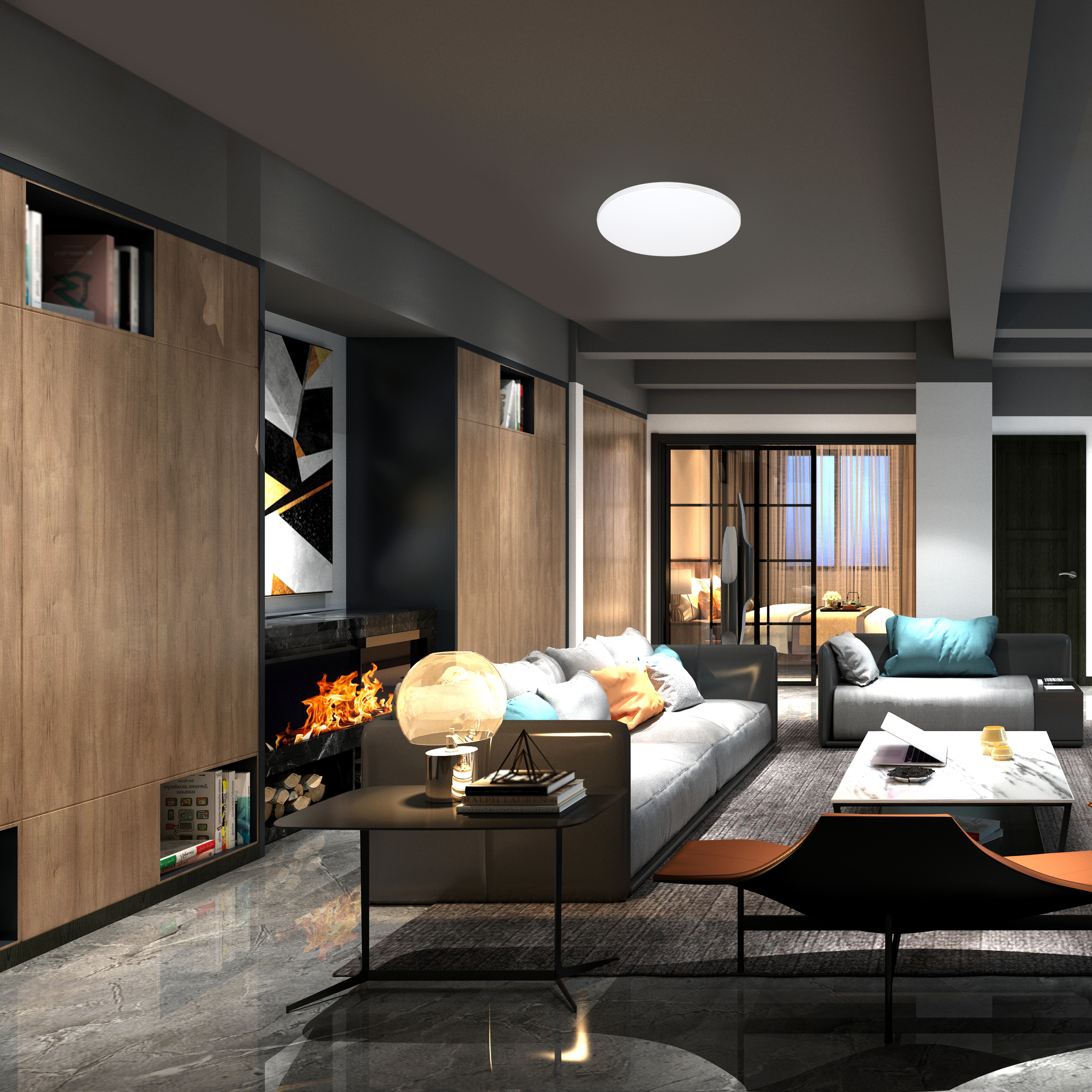 Plafon łazienkowy MAYA IP44 33 cm biały LED EKO-LIGHT - 2