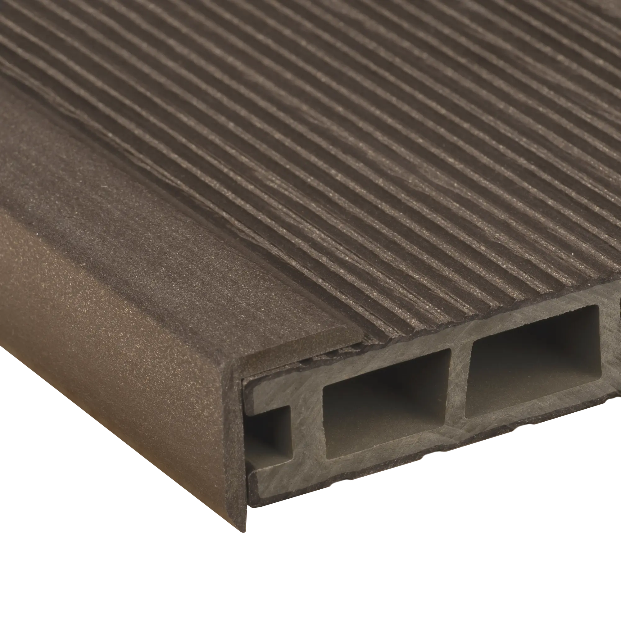 Listwa wykończeniowa 3x240x3.4 cm narożna brązowa - 2