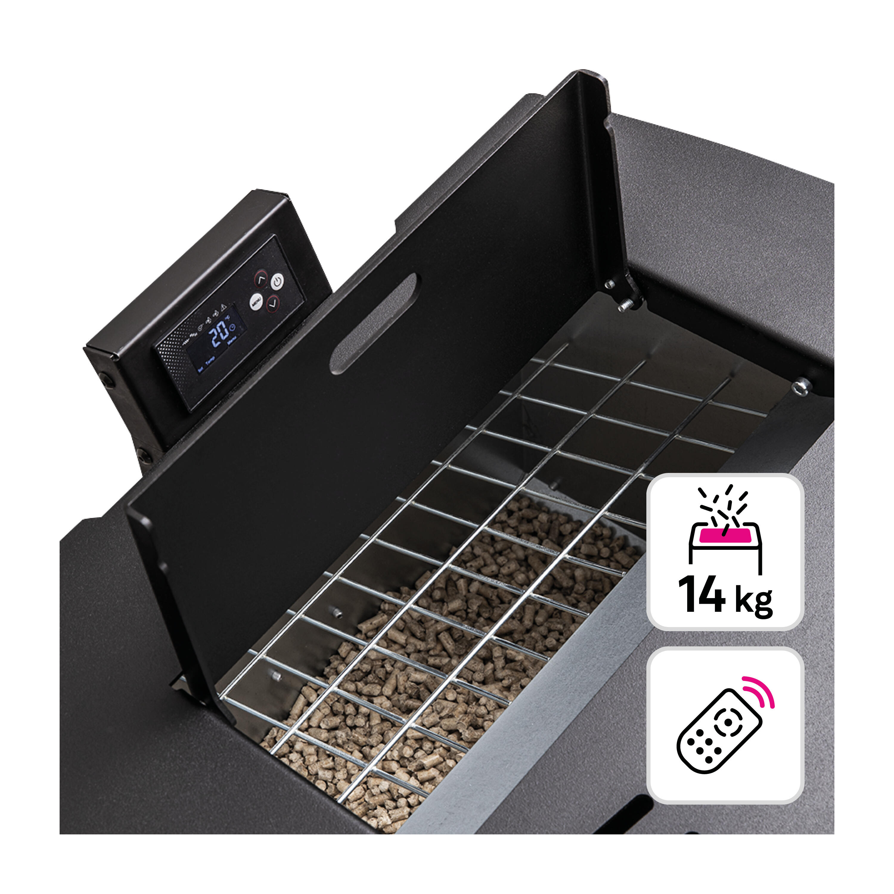 Salamandra a pellets EQUATION HELLA 7KW - 9