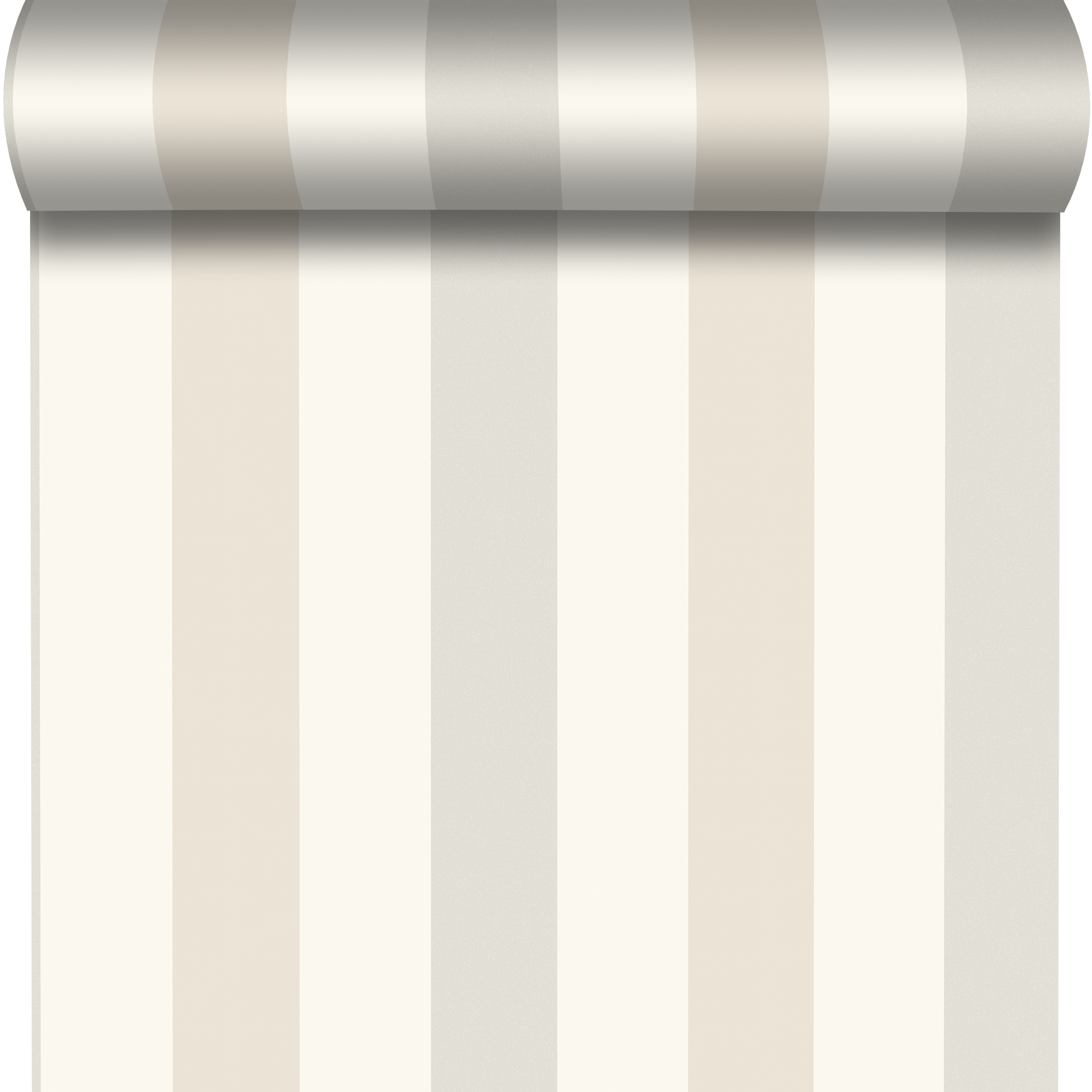 Tapeta w pasy Aurora Stripes beżowa winylowa na flizelinie - 2