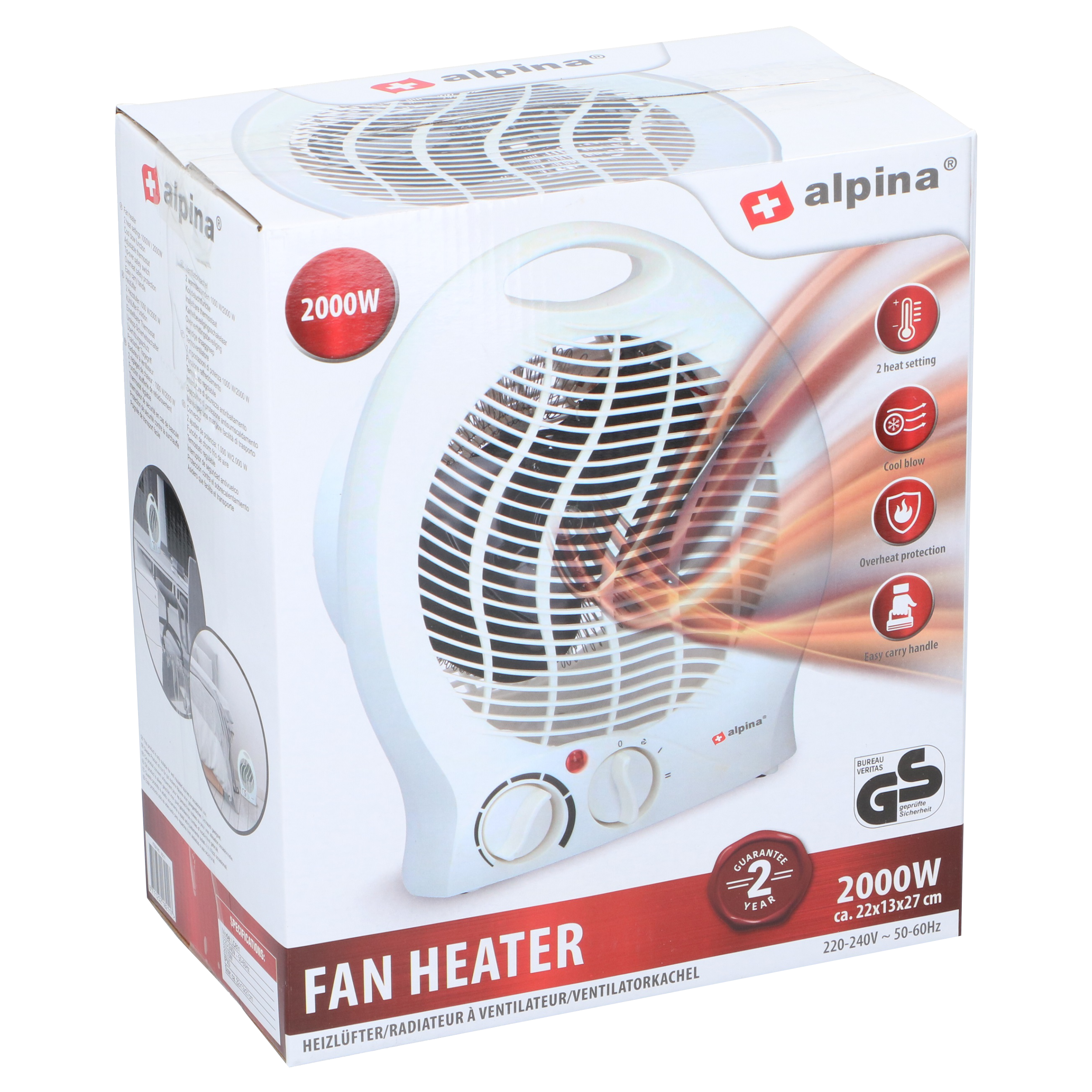 Termowentylator 2000W ALPINA - 3