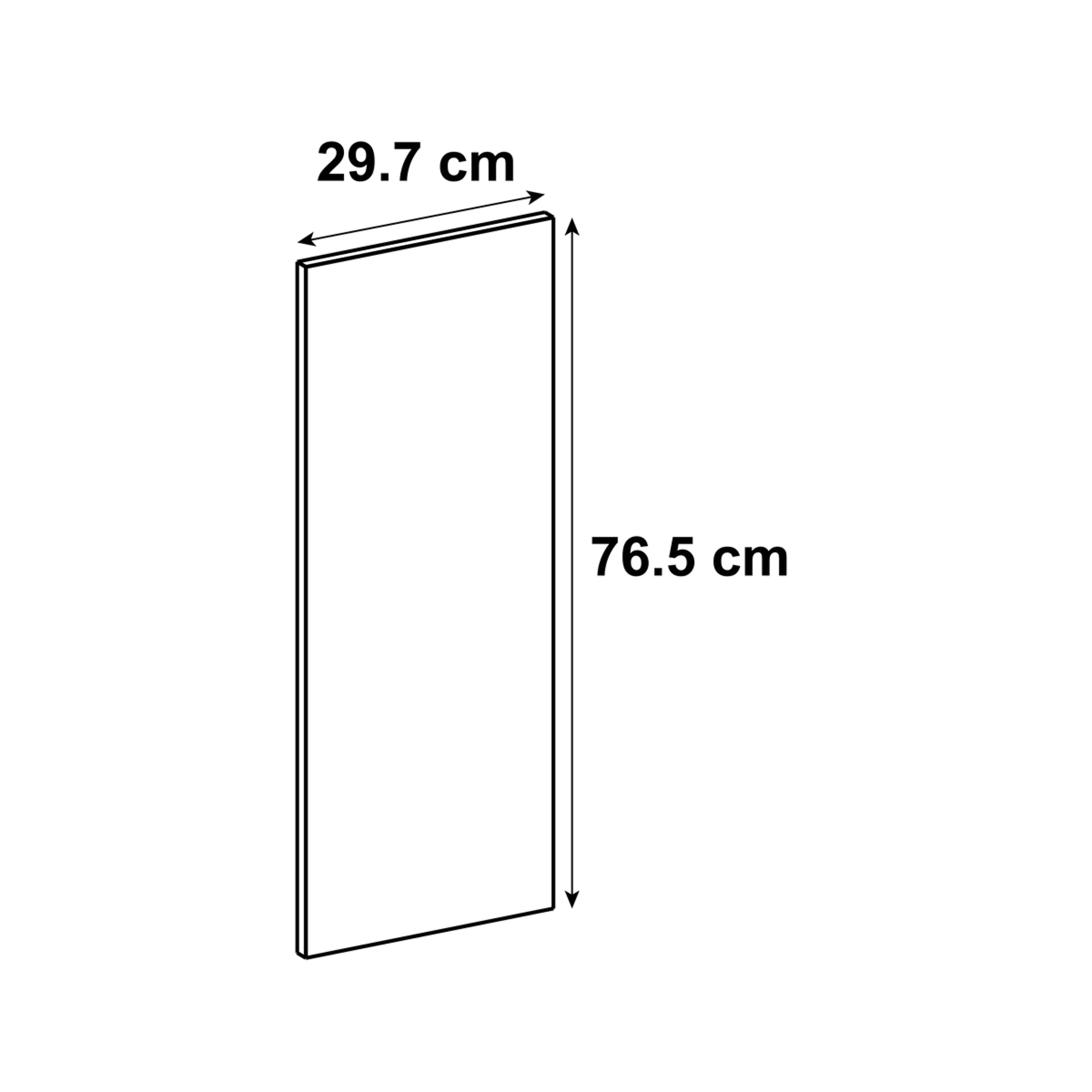 Zestaw 2 frontów kuchennych Tokyo FALH30x77 cm dąb Delinia iD - 20