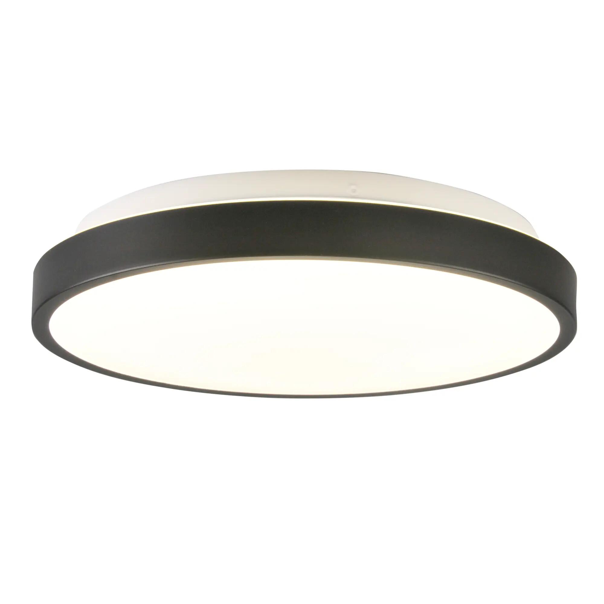 Plafon Kern 30 cm czarny LED Polux - 4