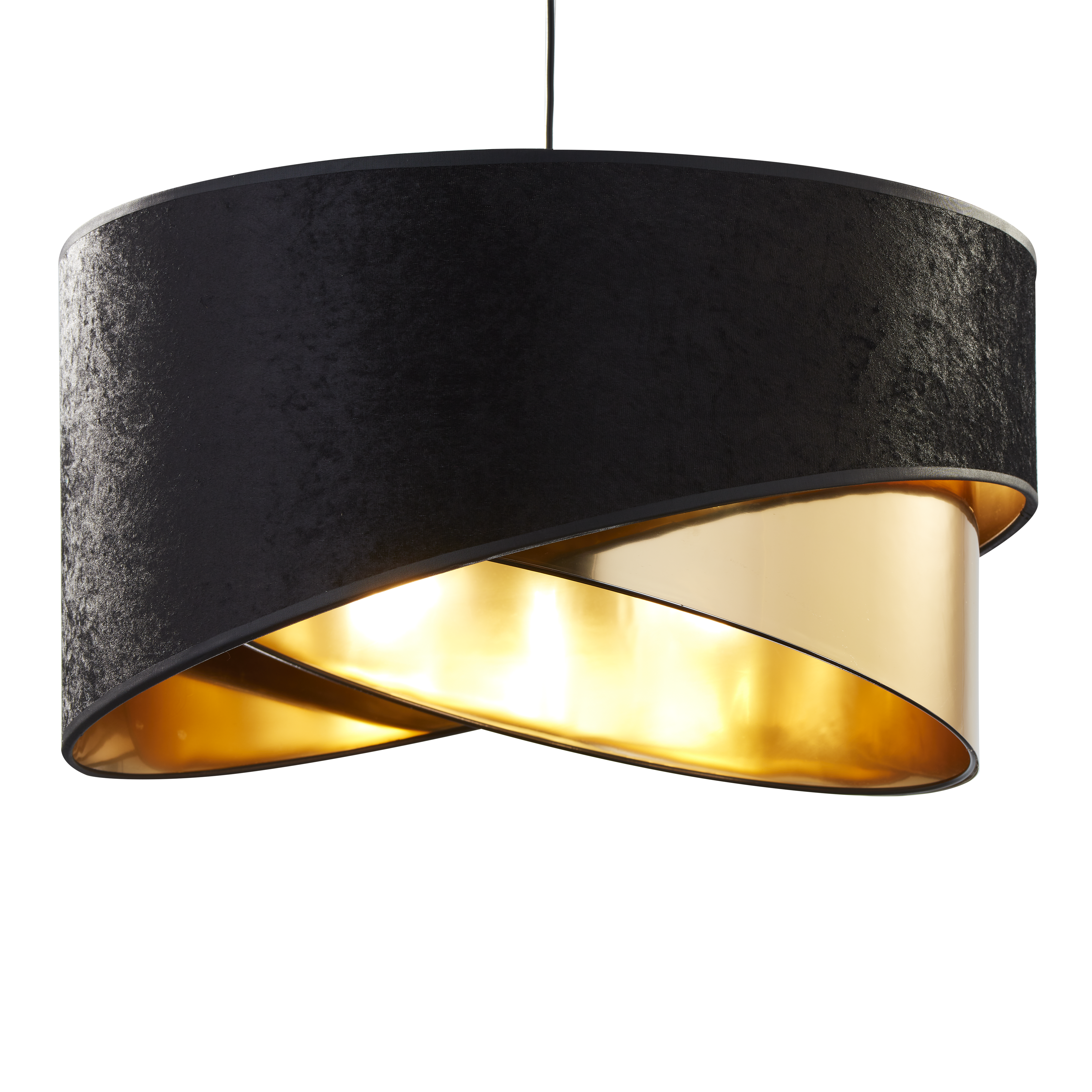 Lampa wisząca Tercio czarno-złota 3 x E27 TK Lighting - 6