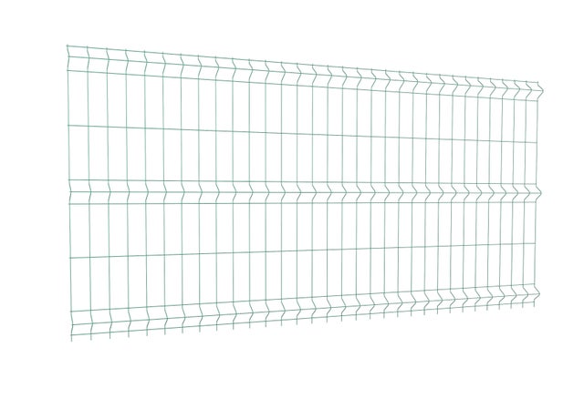 Panel ogrodzeniowy Vera 3D 123x250 cm zielony Wiśniowski